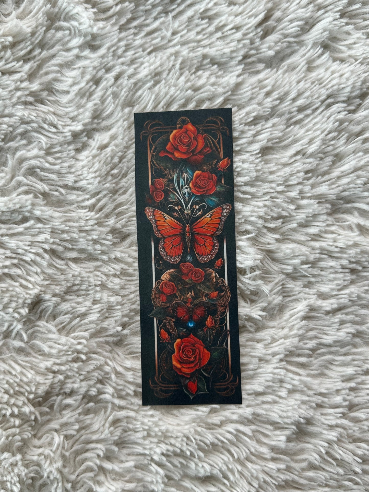 Bright Red Butterfly - Bookmark (15)