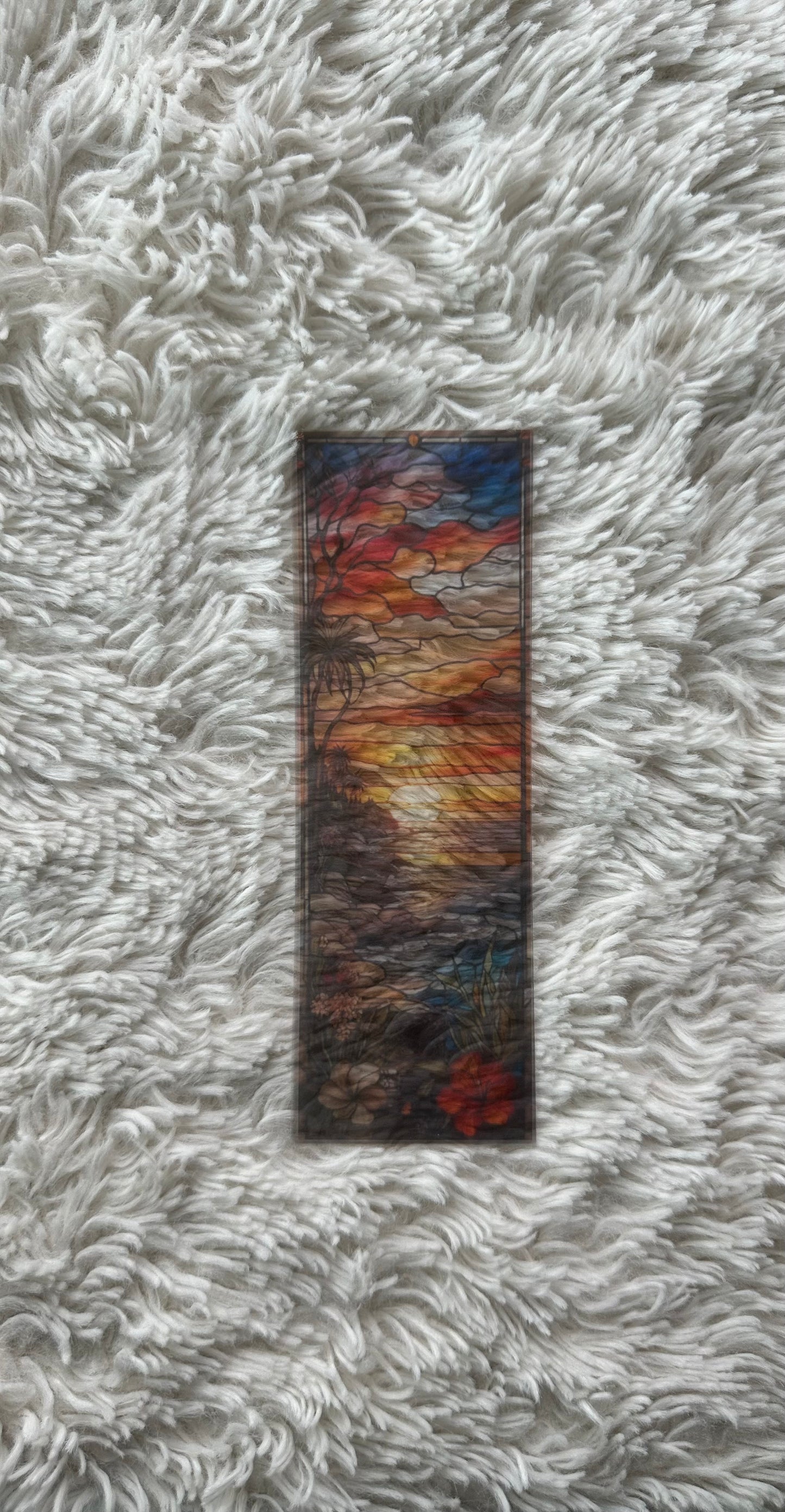 Stained Glass Style Landscape - Bookmark (6)