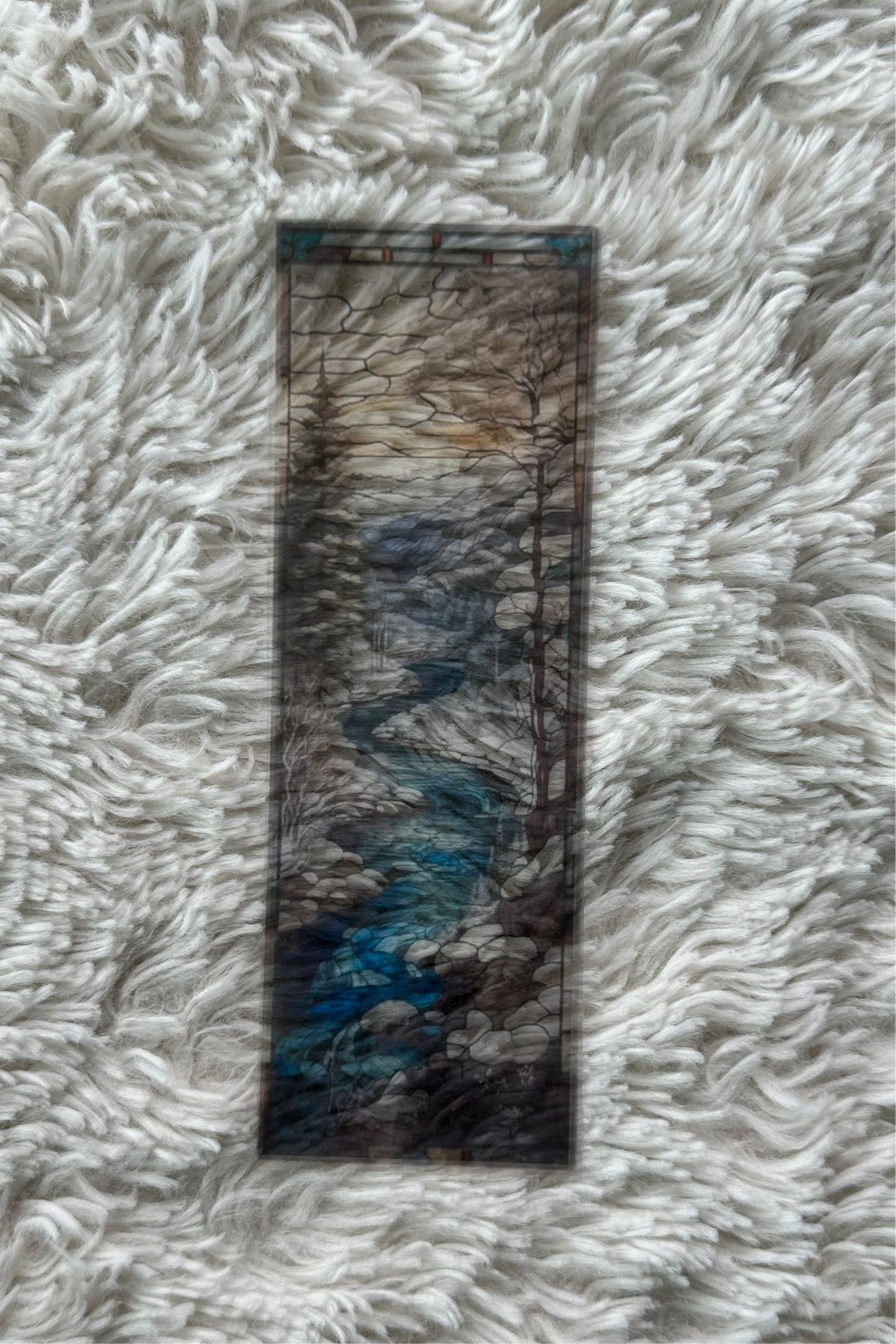 Stained Glass Style Landscape - Bookmark (22)