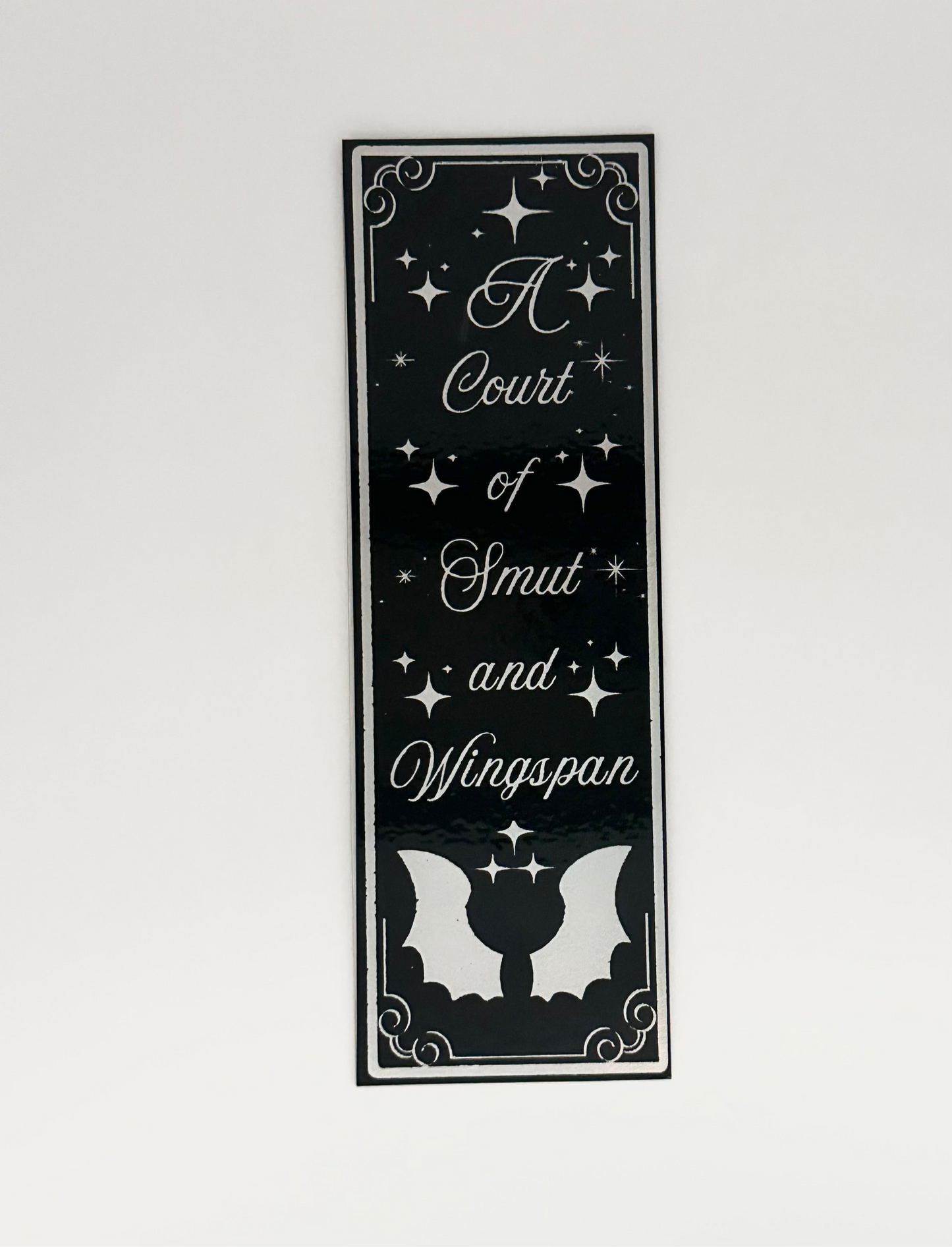 Smut & Wingspan - Foil Bookmark - (Silver Holographic)
