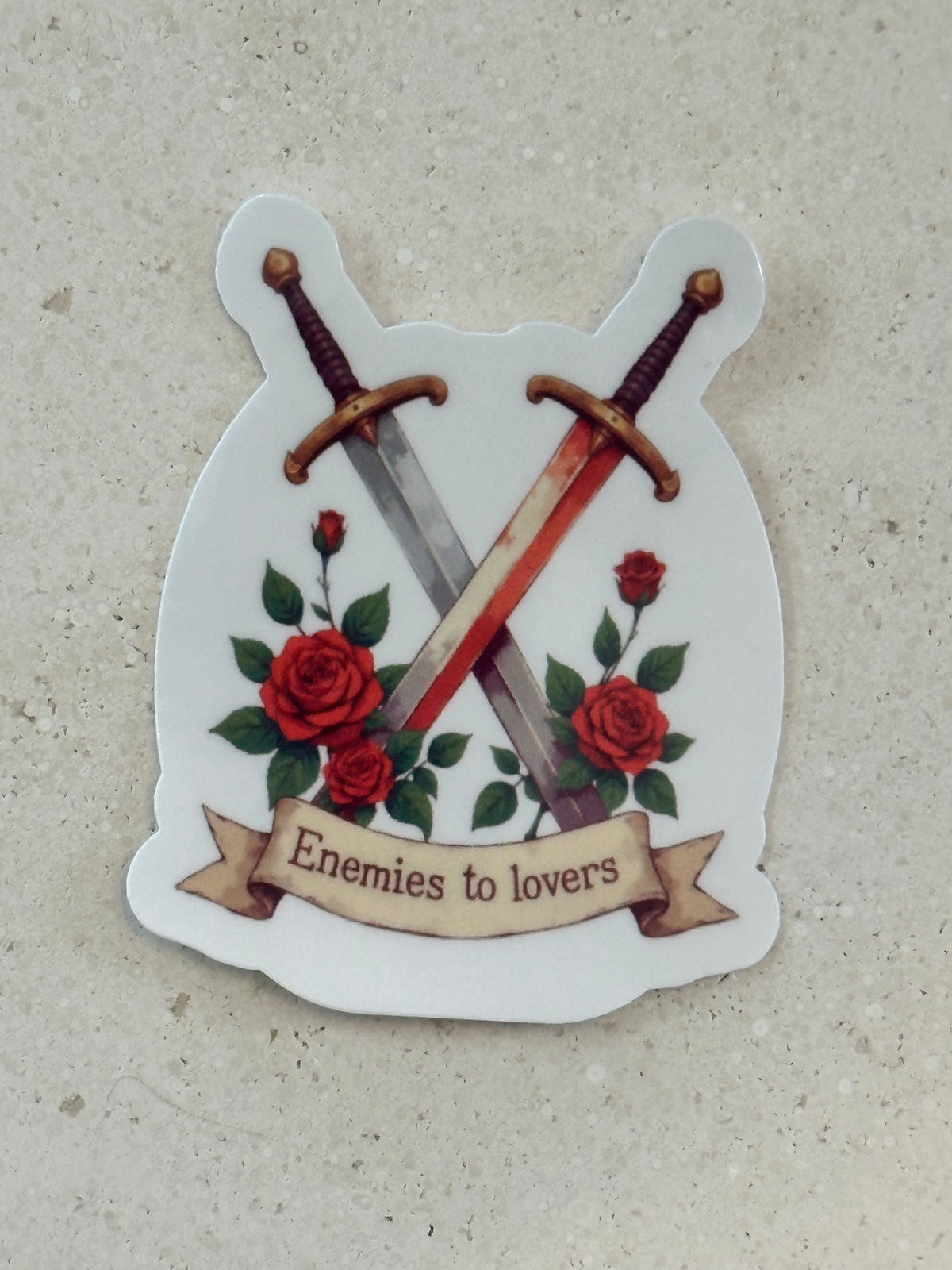 Enemies To Lovers Swords - Sticker