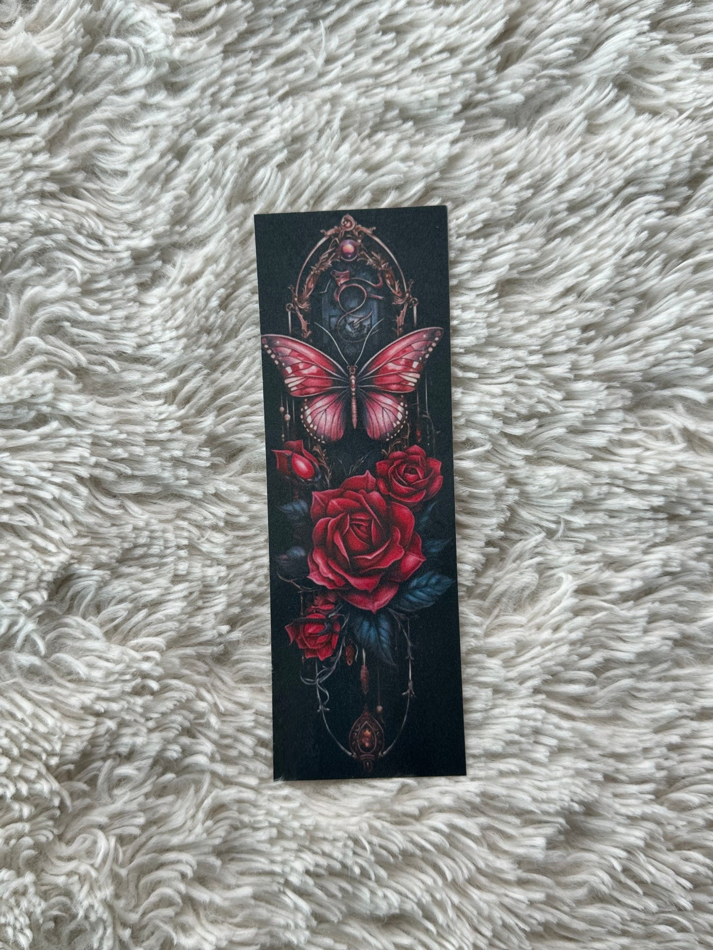 Red Butterfly - Bookmark (10)