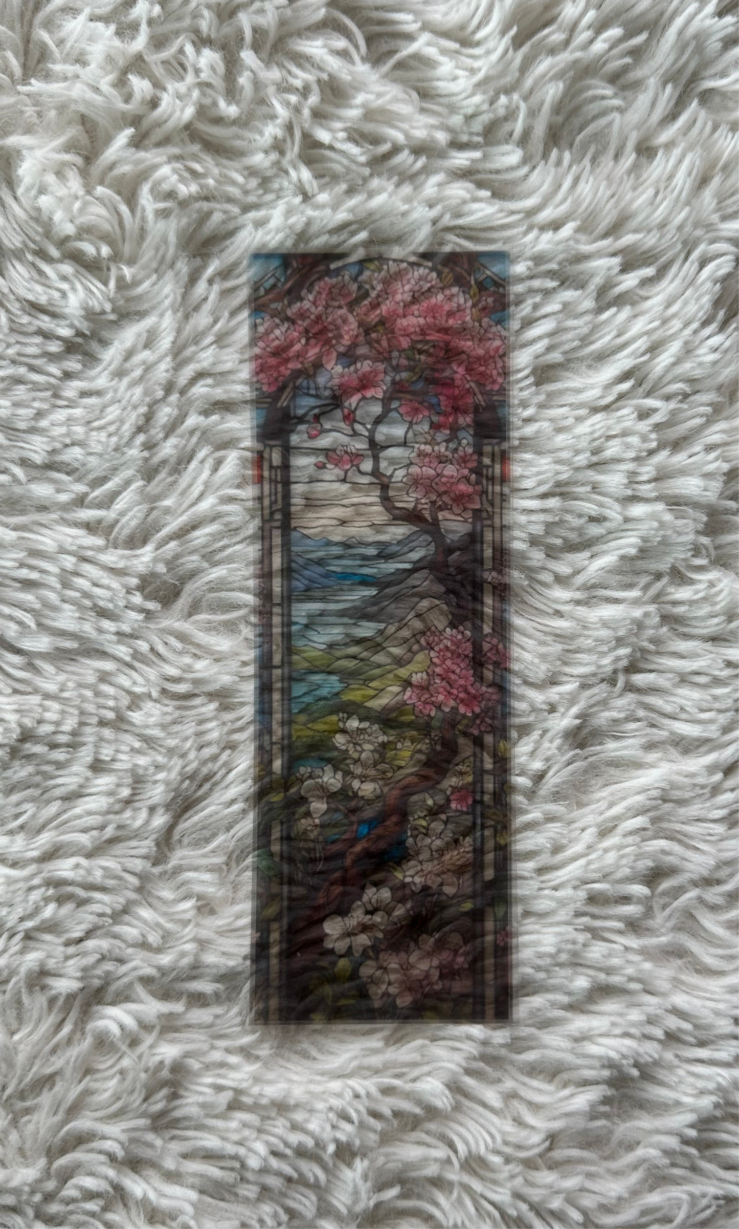 Stained Glass Style Landscape - Bookmark (14)