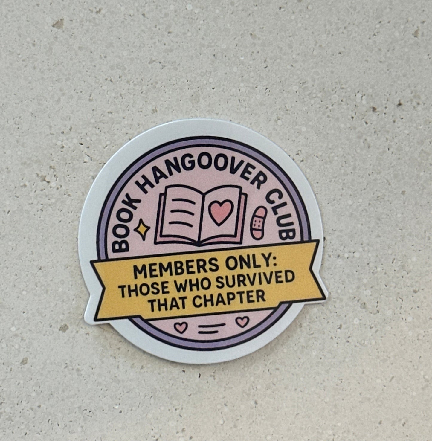 Book Hangover Club - Sticker