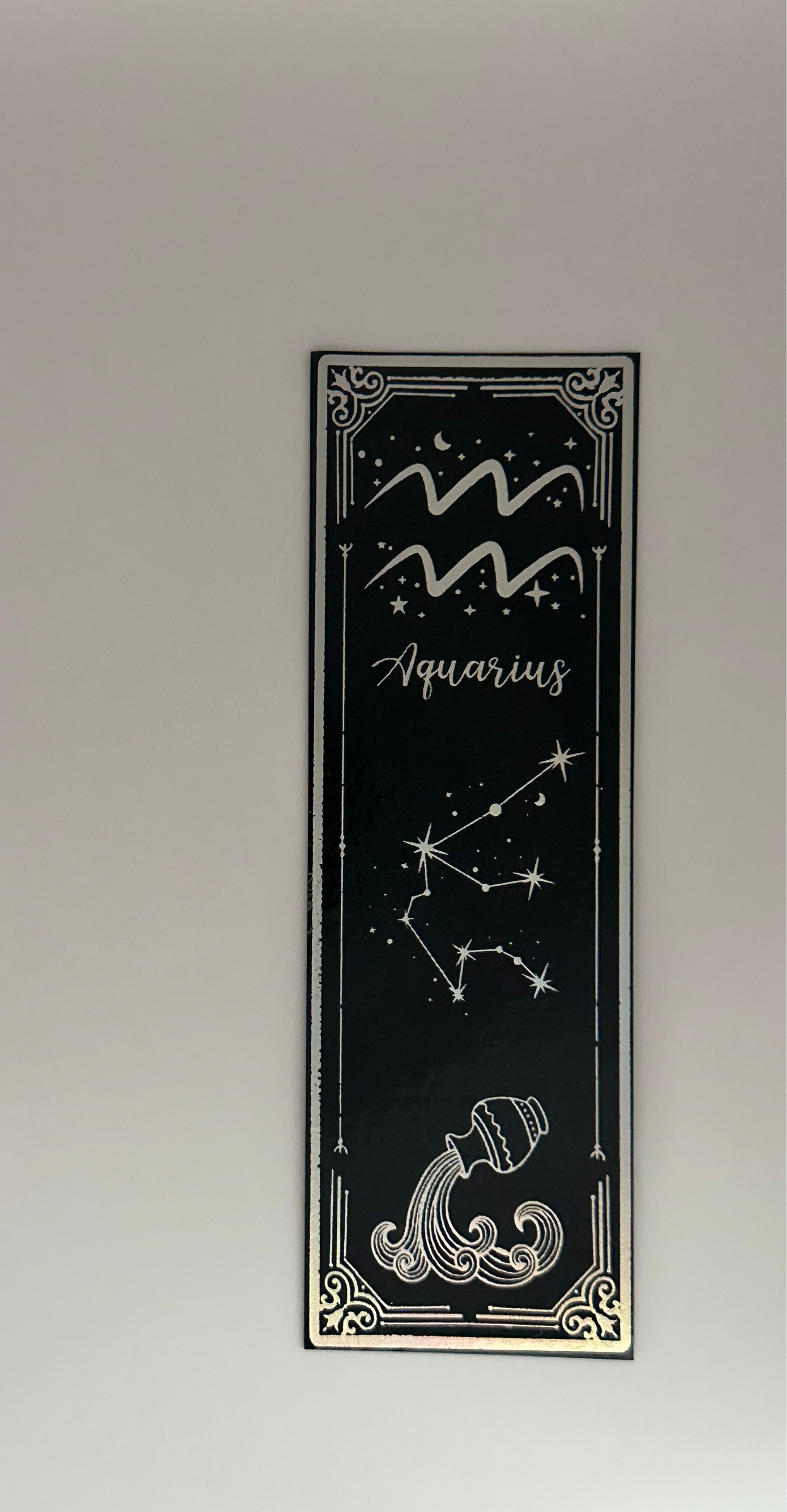 Aquarius - Foil Bookmark - (Silver Holographic)