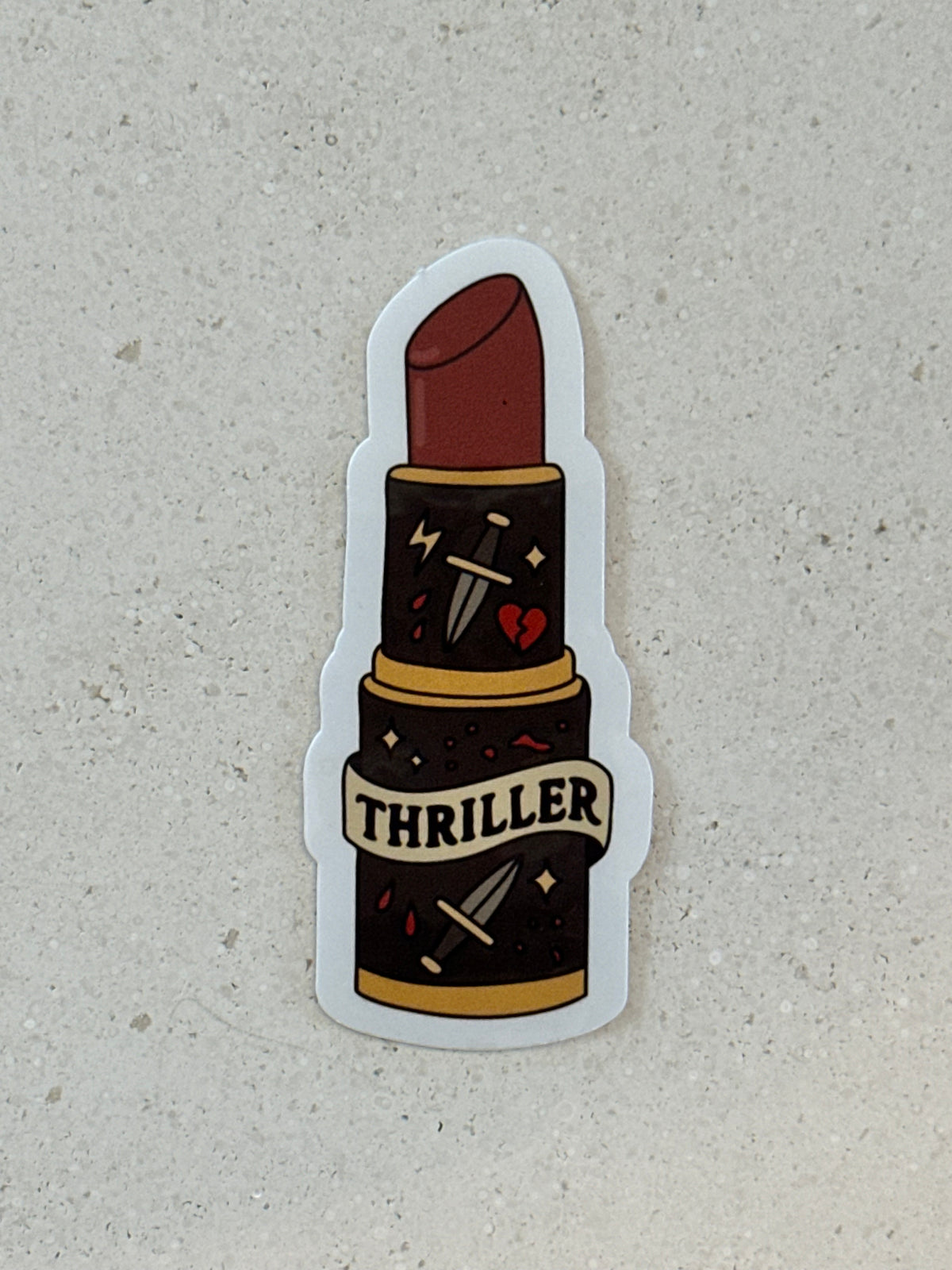 Thriller Lipstick - Sticker