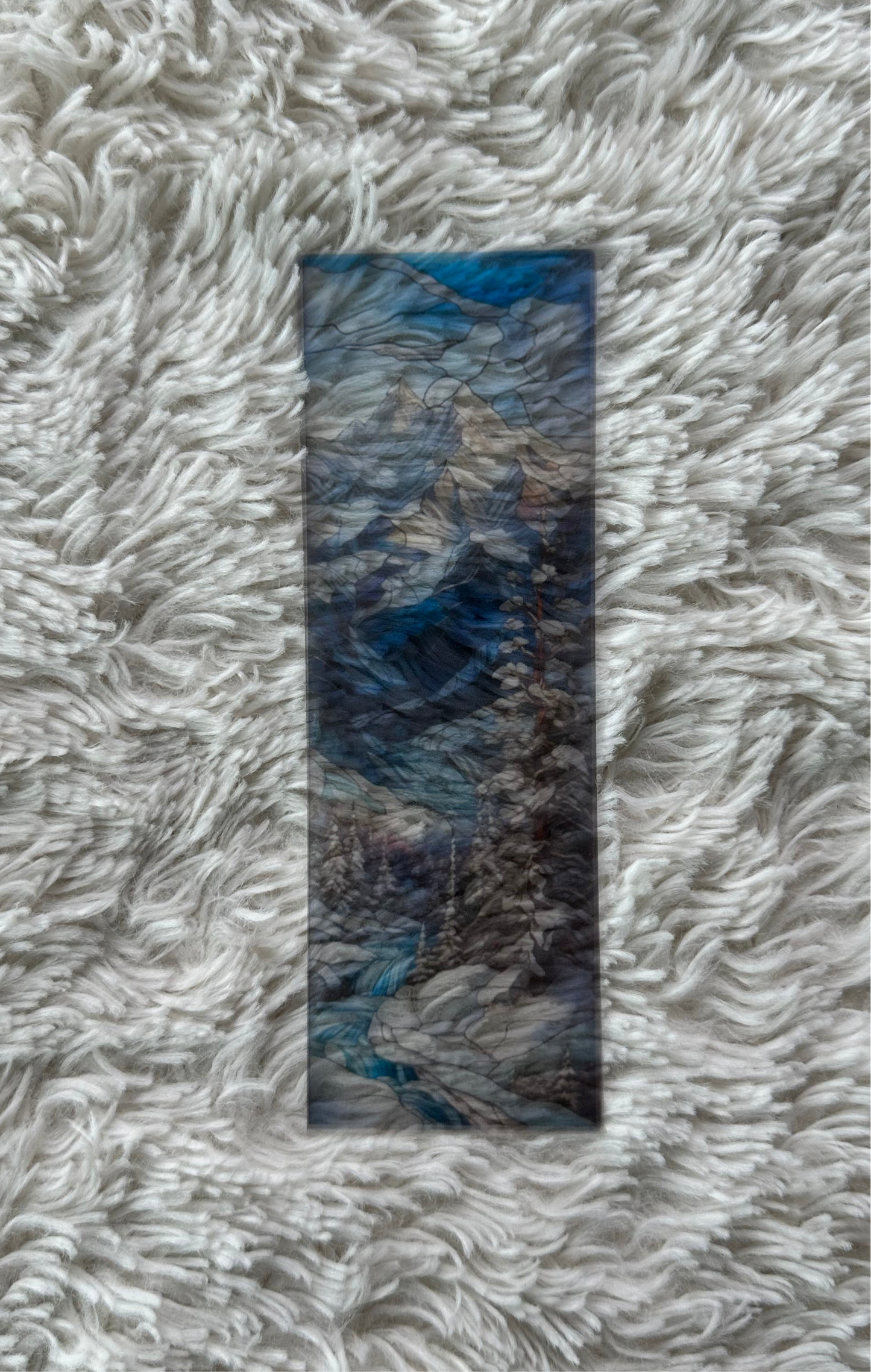 Stained Glass Style Landscape - Bookmark (73)
