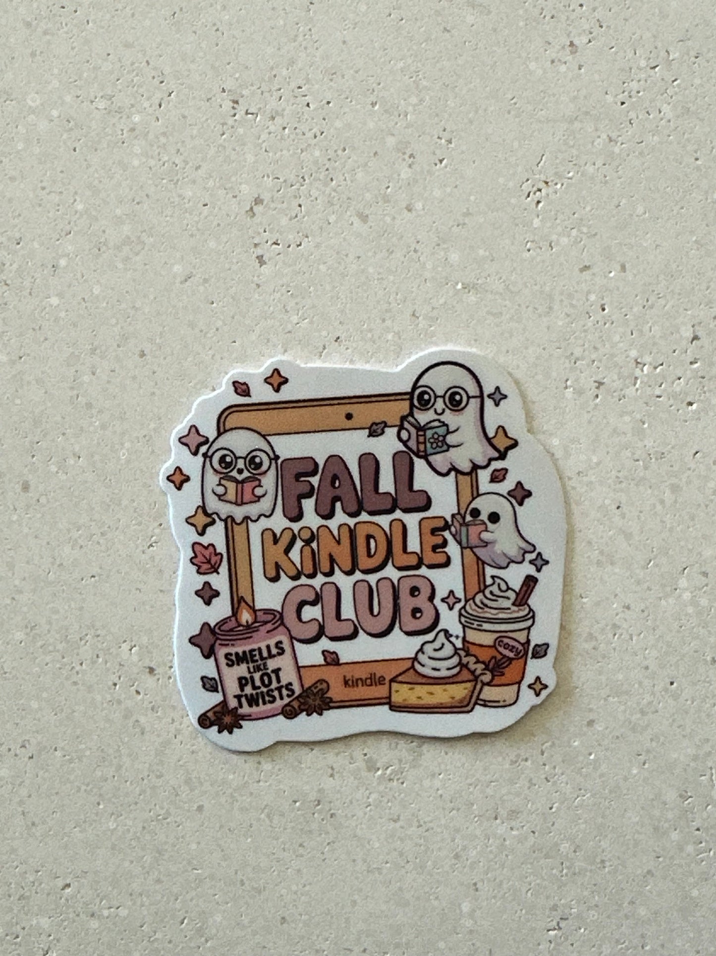 Fall Kindle Club - Sticker