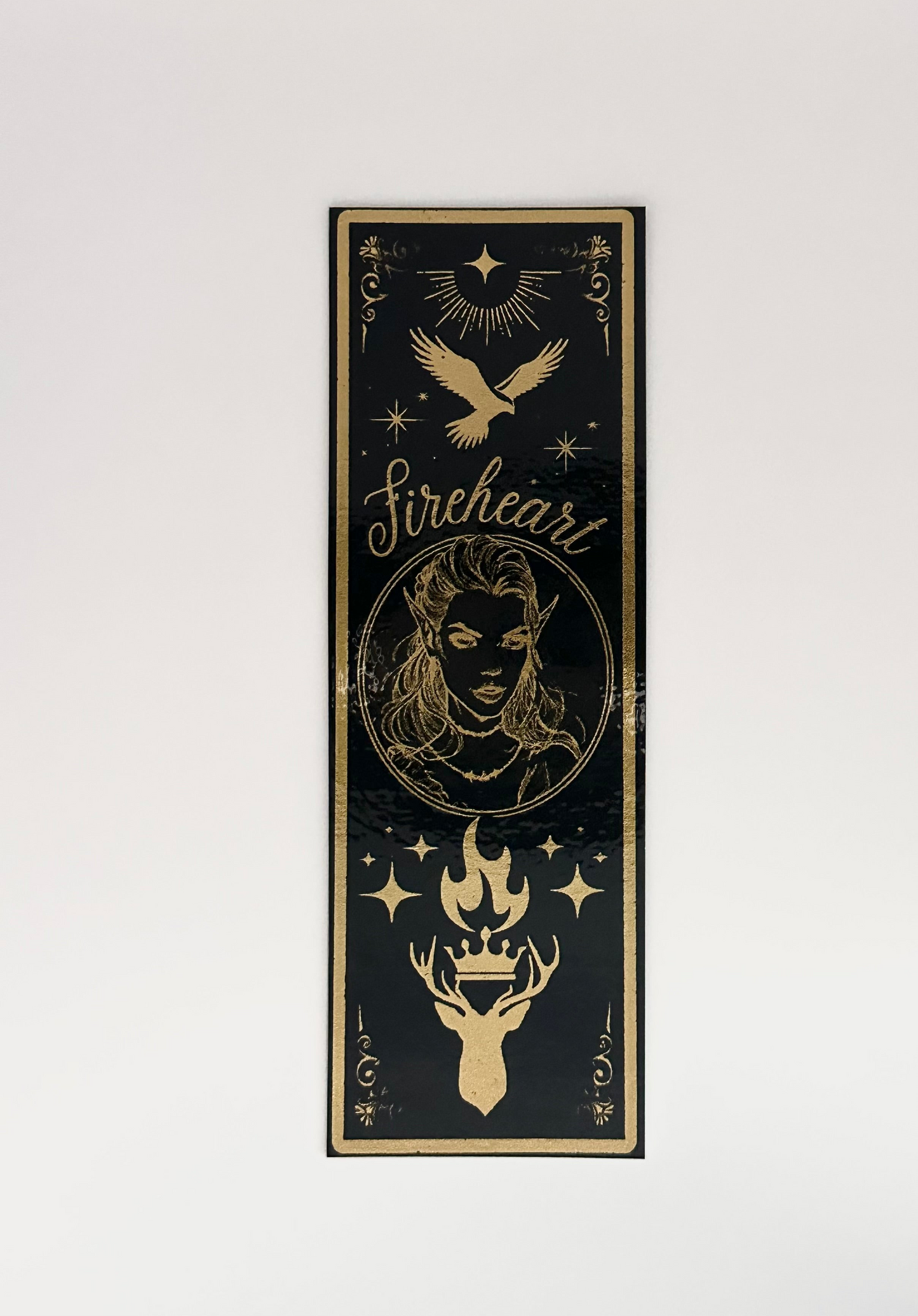 Fireheart - Foil Bookmark - (Gold)