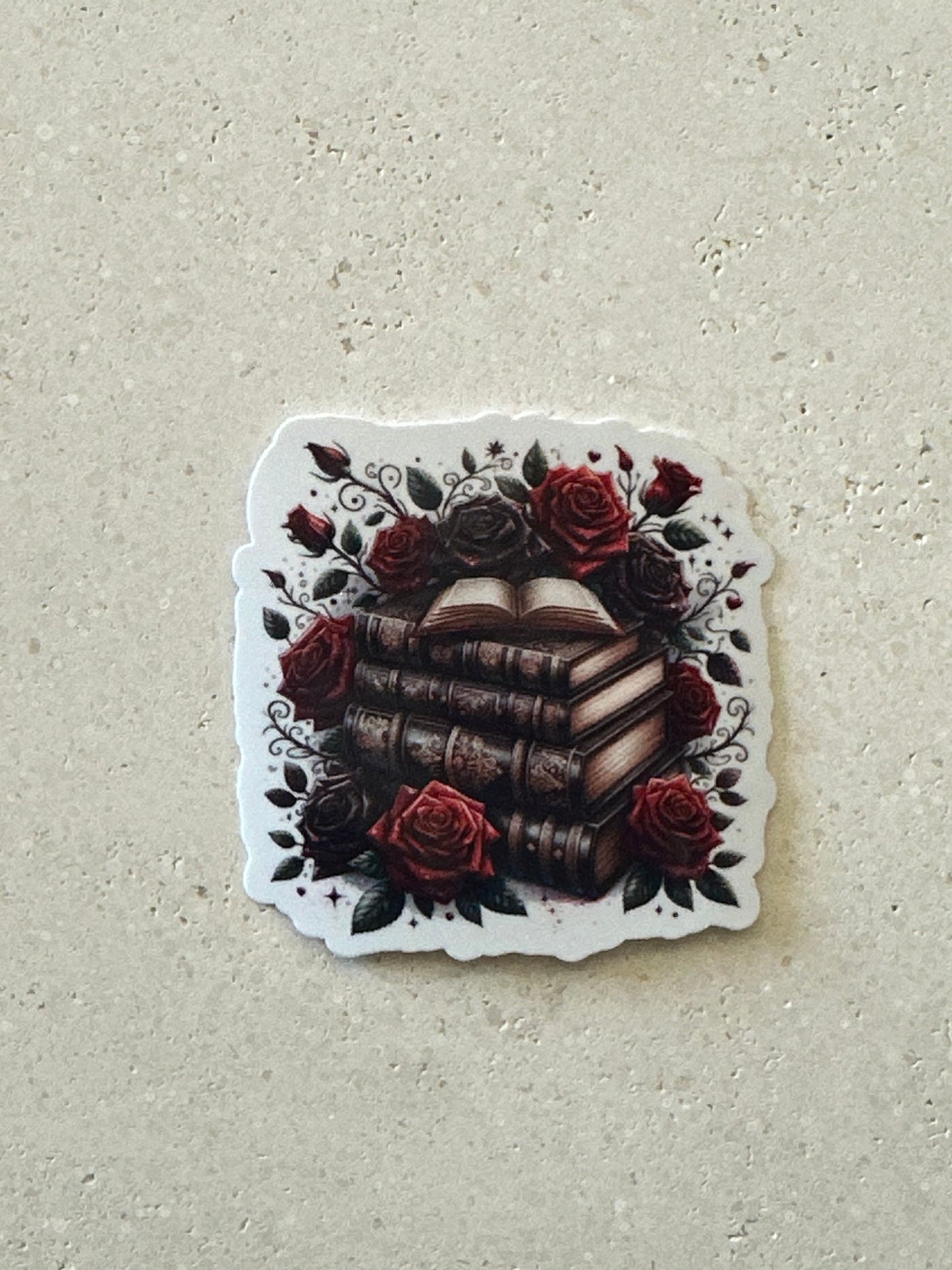 Books & Roses - Sticker
