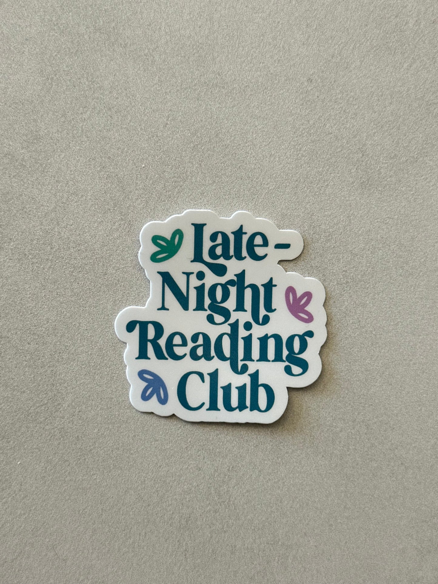 Late Night Reading Club - Sticker