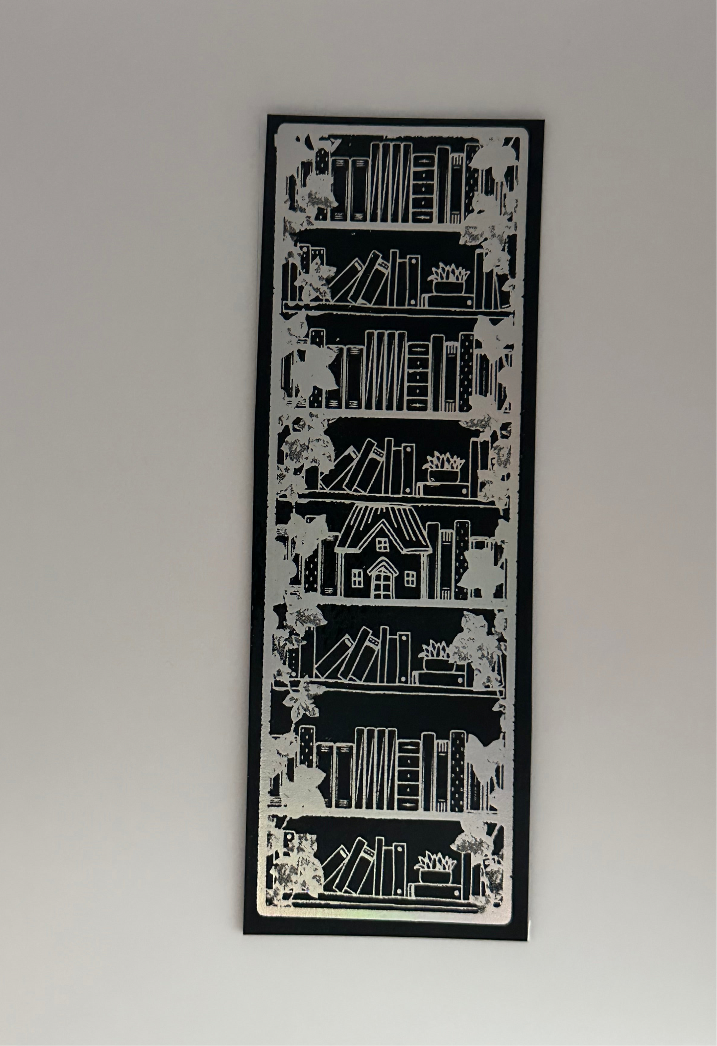 Bookshop - Foil Bookmark - (Silver Holographic)
