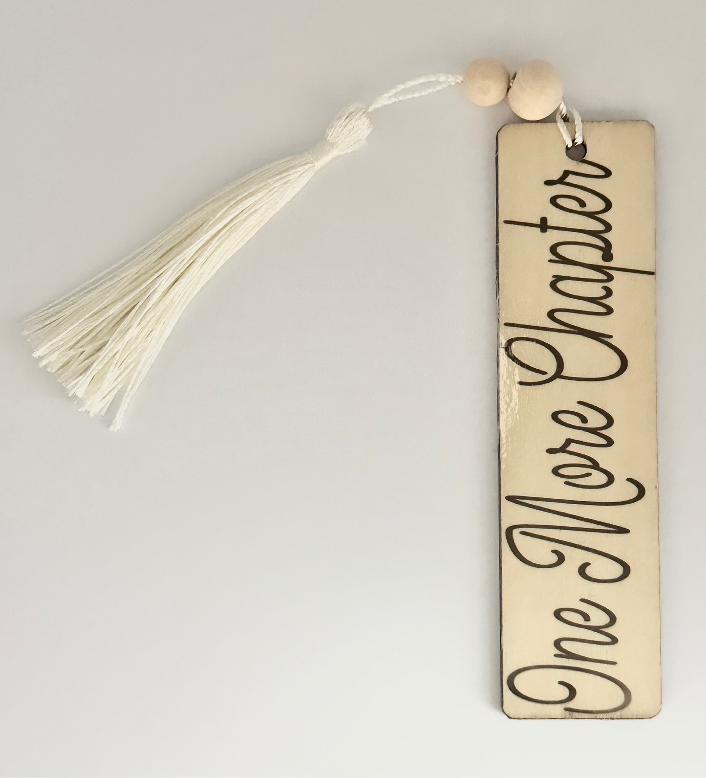 Once Upon A Time - Wood Bookmark - (Linen)