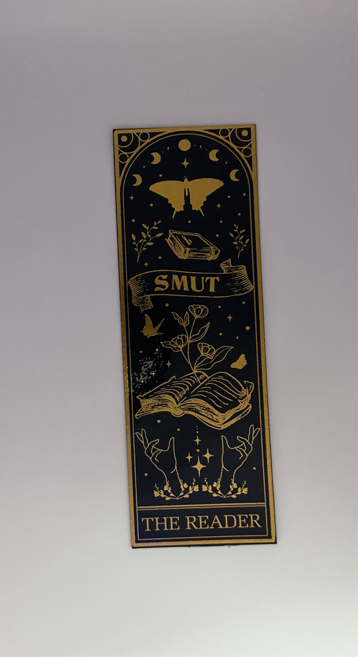 Smut The Reader - Foil Bookmark - (Gold)