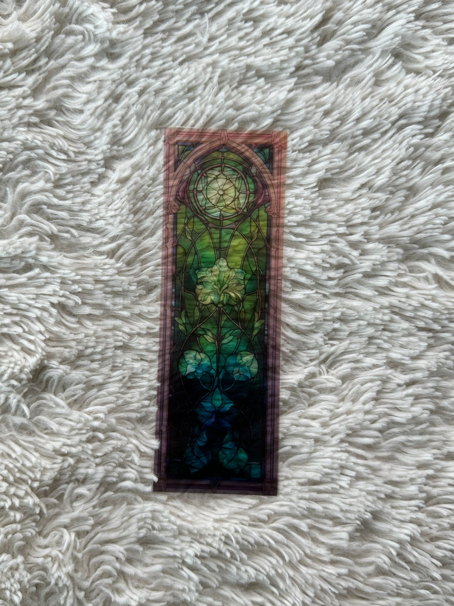 Stained Glass Style Window - Bookmark (3)