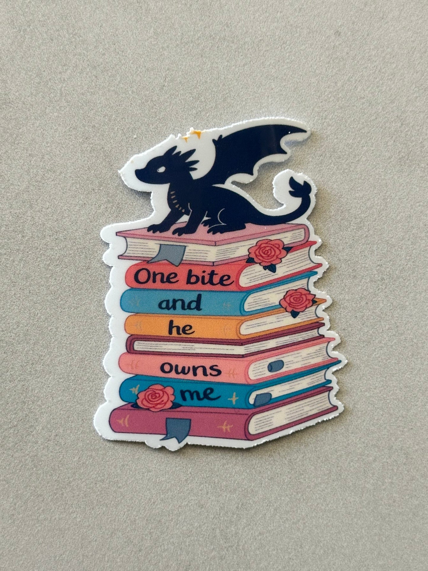 One Bite & HE Owns Me - Sticker