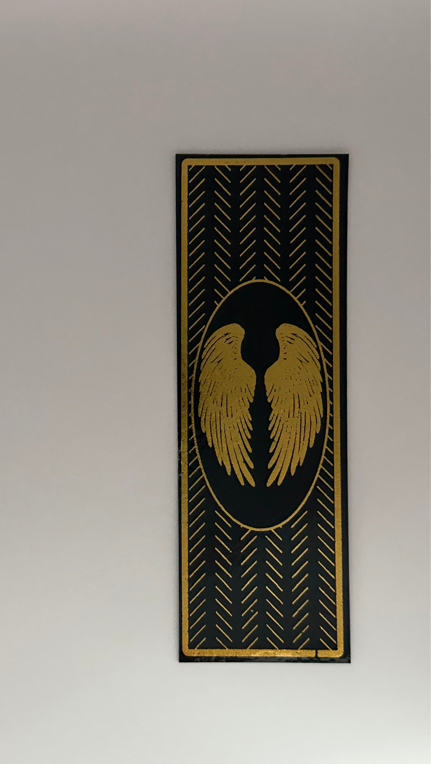 Feathered Wings - Foil Bookmark - (Gold)