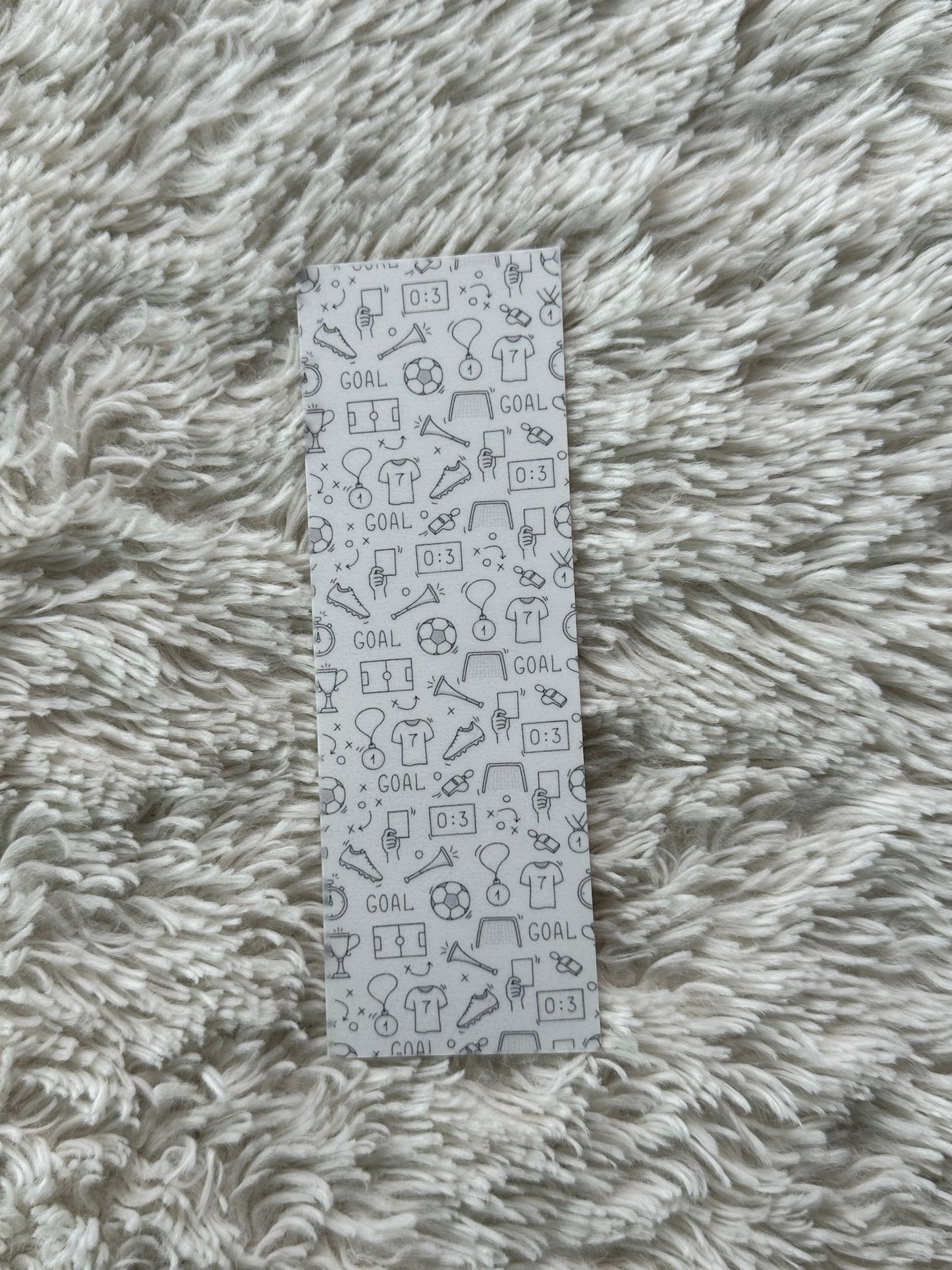 Soccer Theme - Bookmark