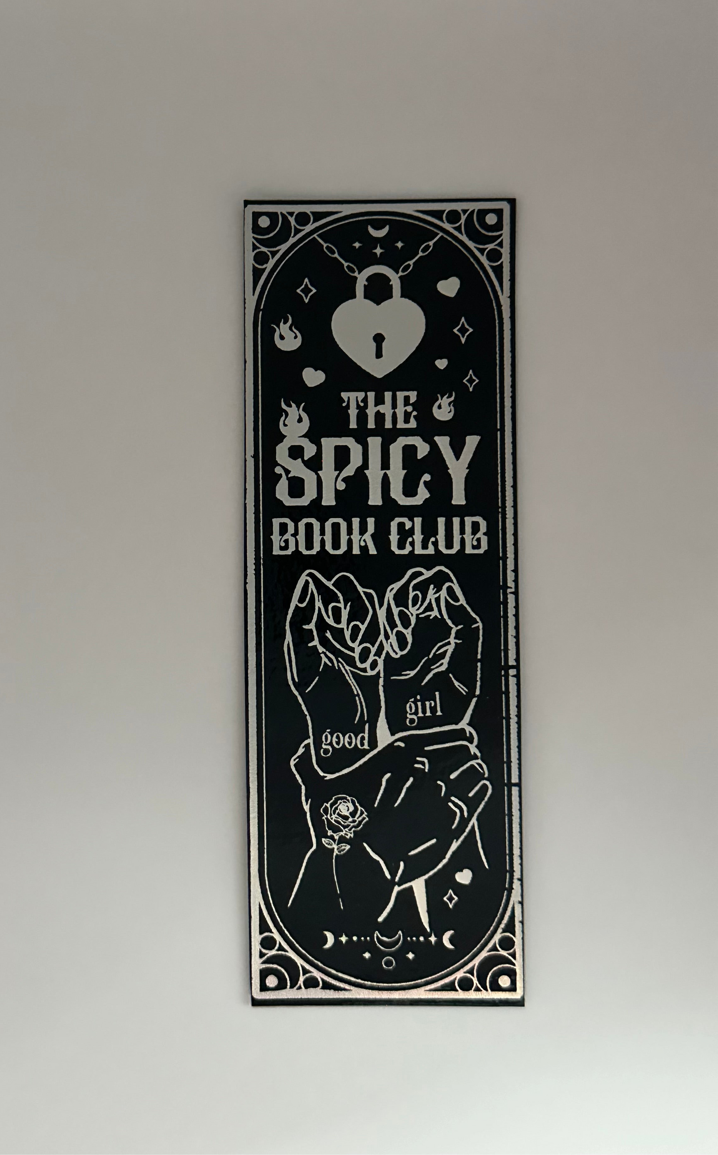 Spicy Book Club - Foil Bookmark - (Silver Holographic)