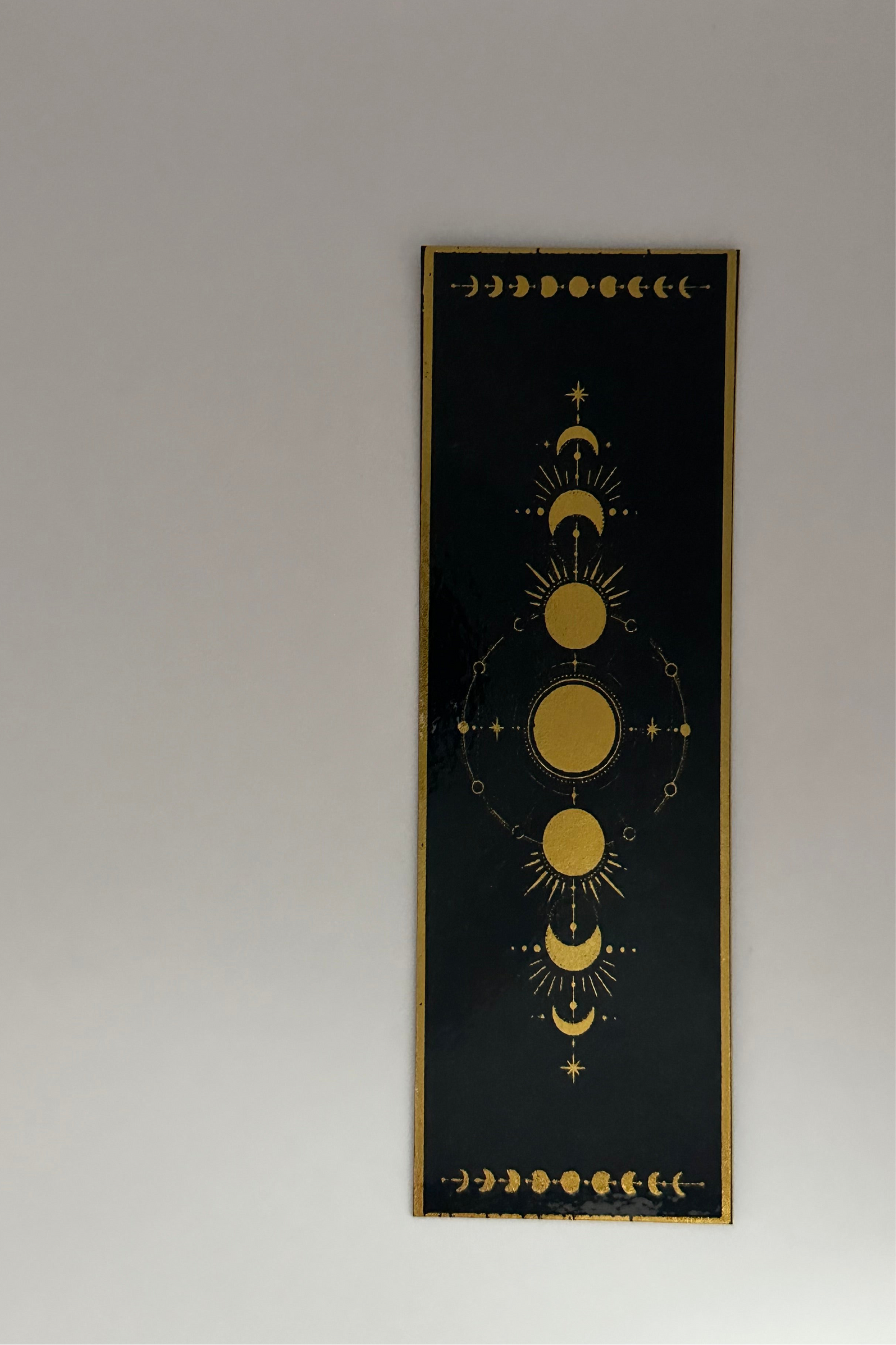 Moon Phases - Foil Bookmark - (Gold)