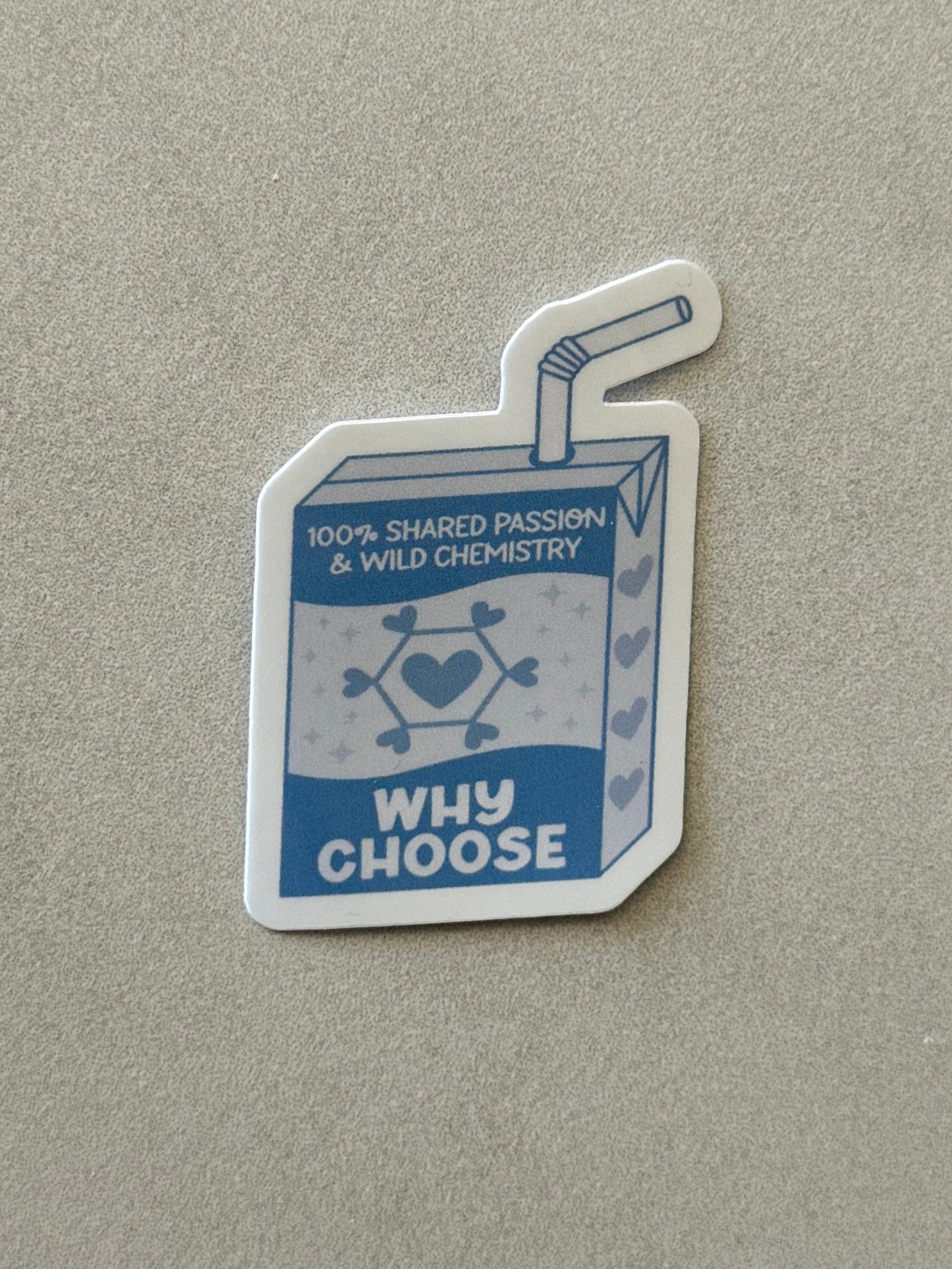 Why Choose Trope Juice box - Sticker