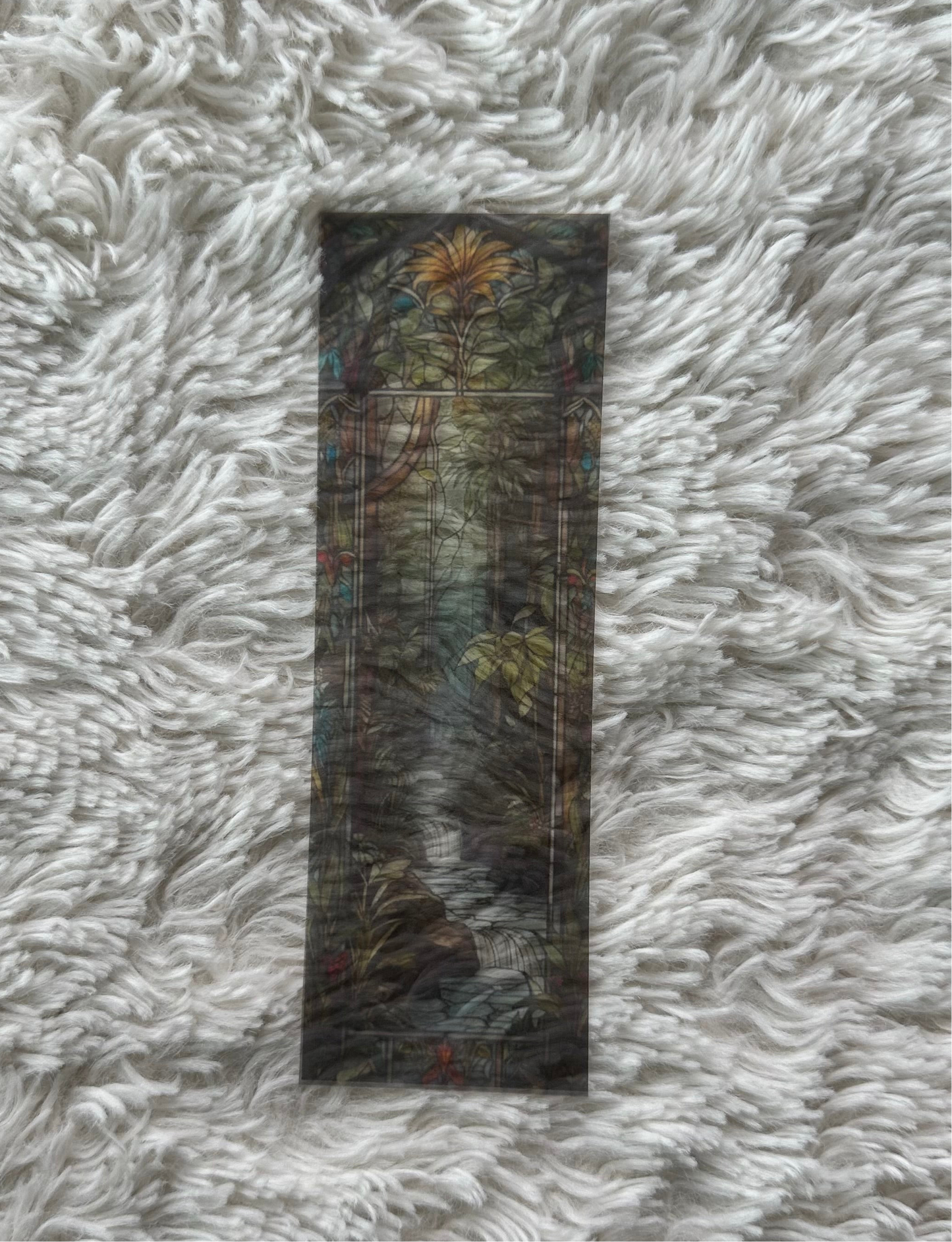 Stained Glass Style Landscape - Bookmark (13)
