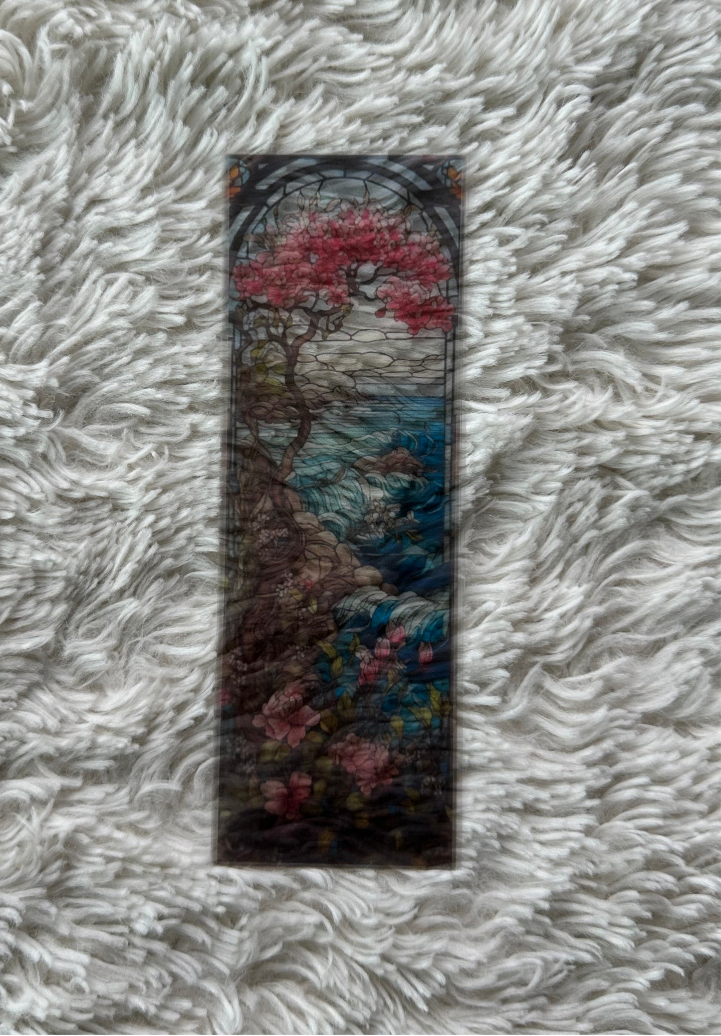 Stained Glass Style Landscape - Bookmark (77)