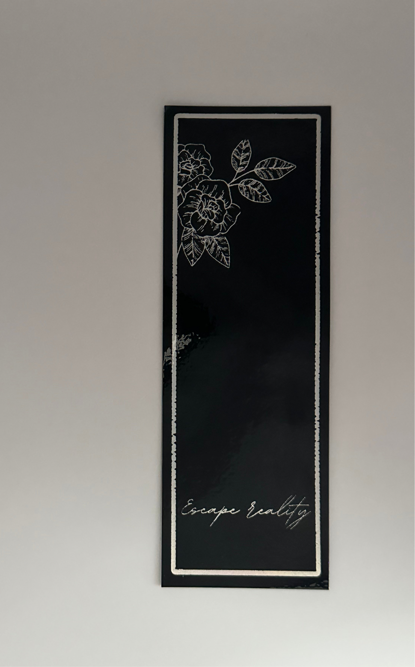Escape Reality - Foil Bookmark - (Silver Holographic)