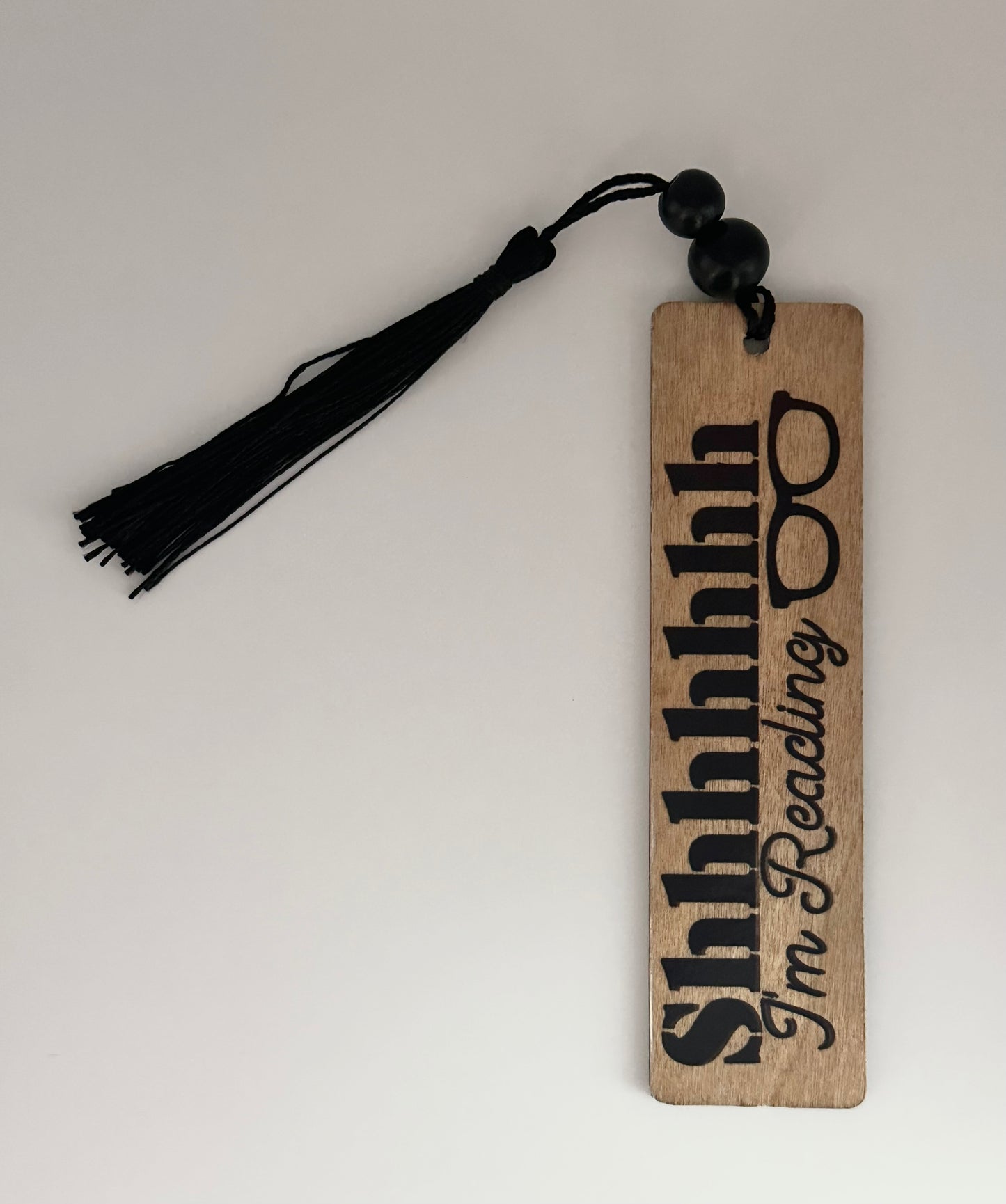 Shhhhhhh I’m Reading - Wood Bookmark - (Early American)