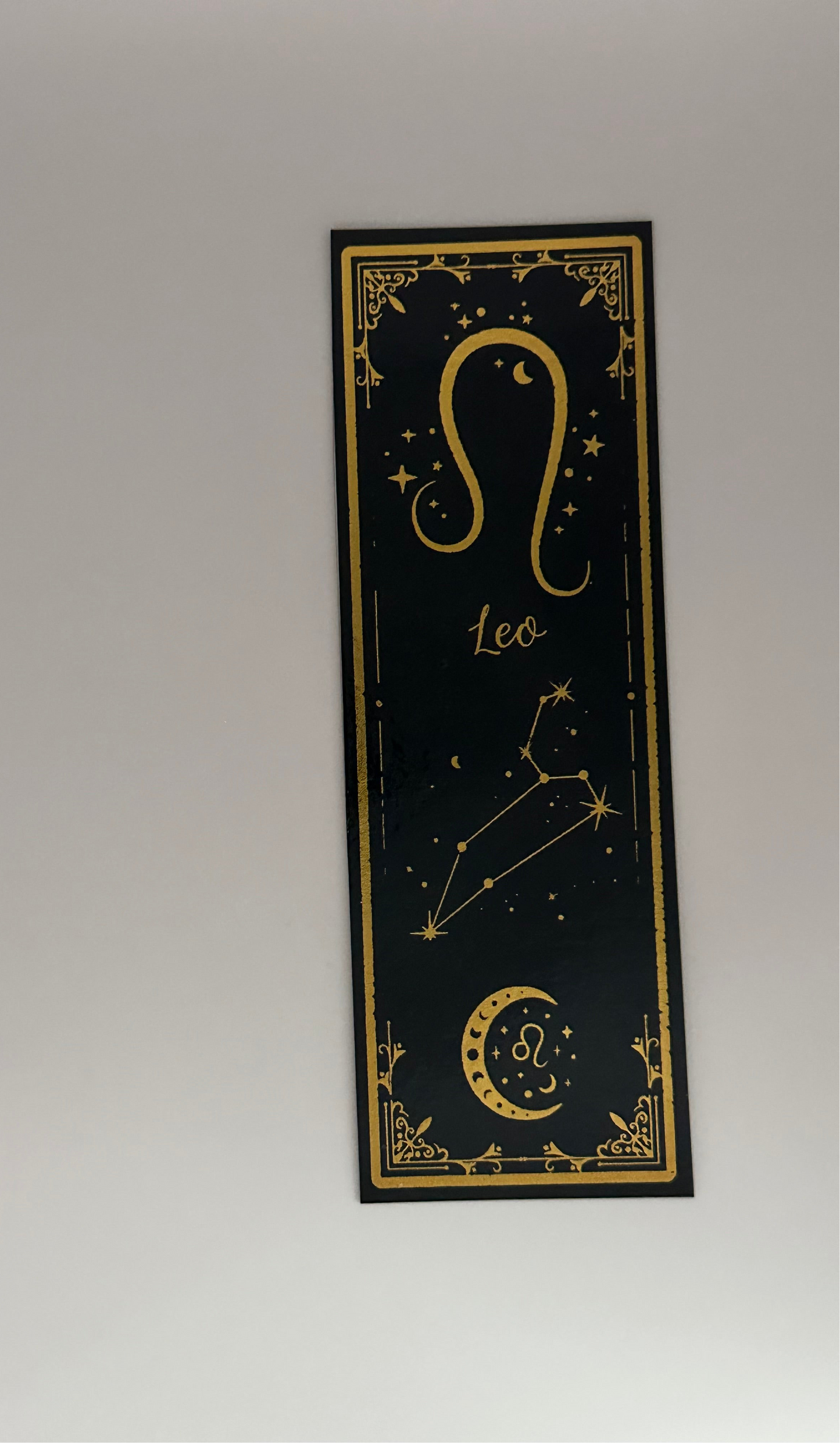 Leo - Foil Bookmark - (Gold)