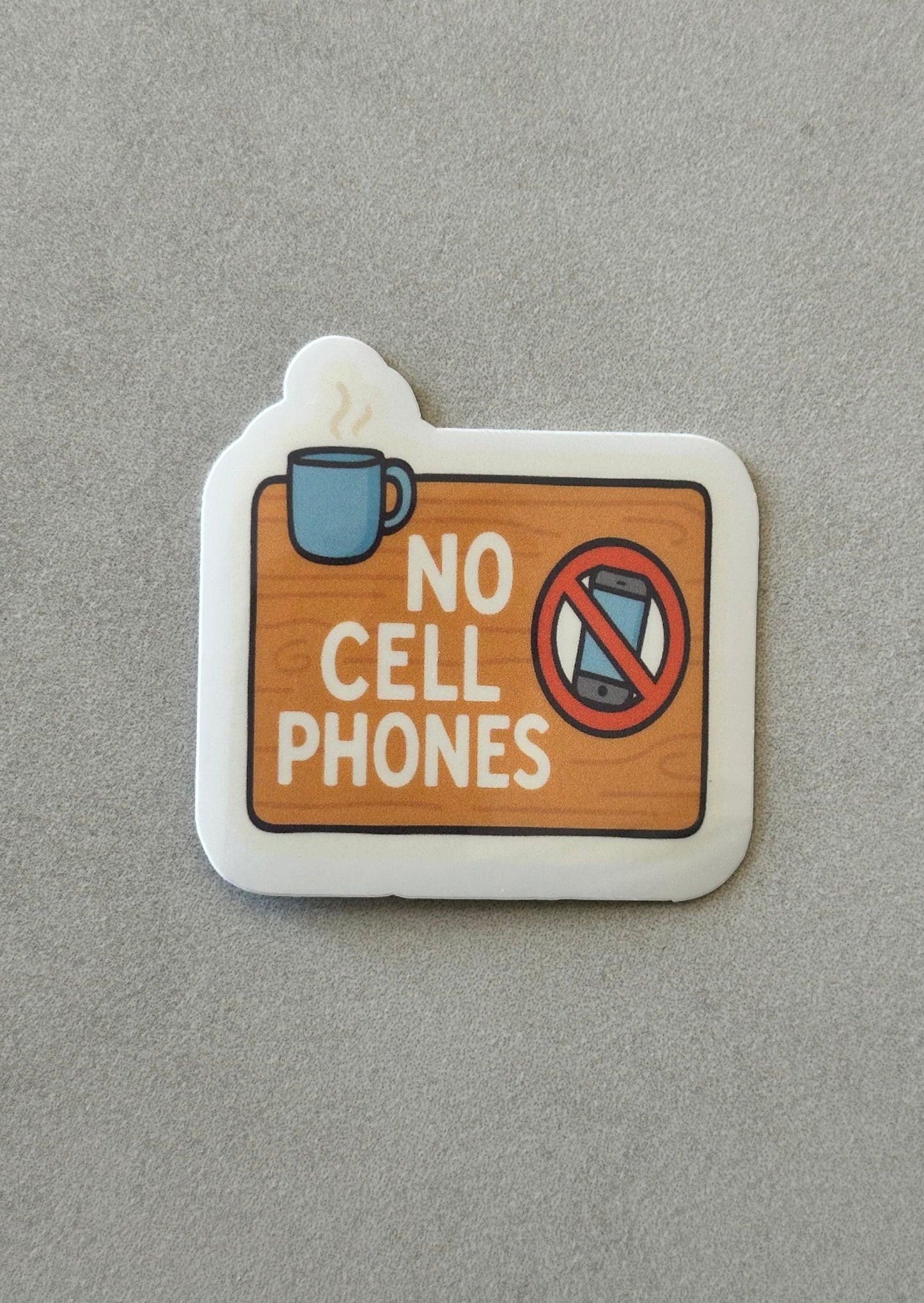 No Cell Phones - GG - Sticker