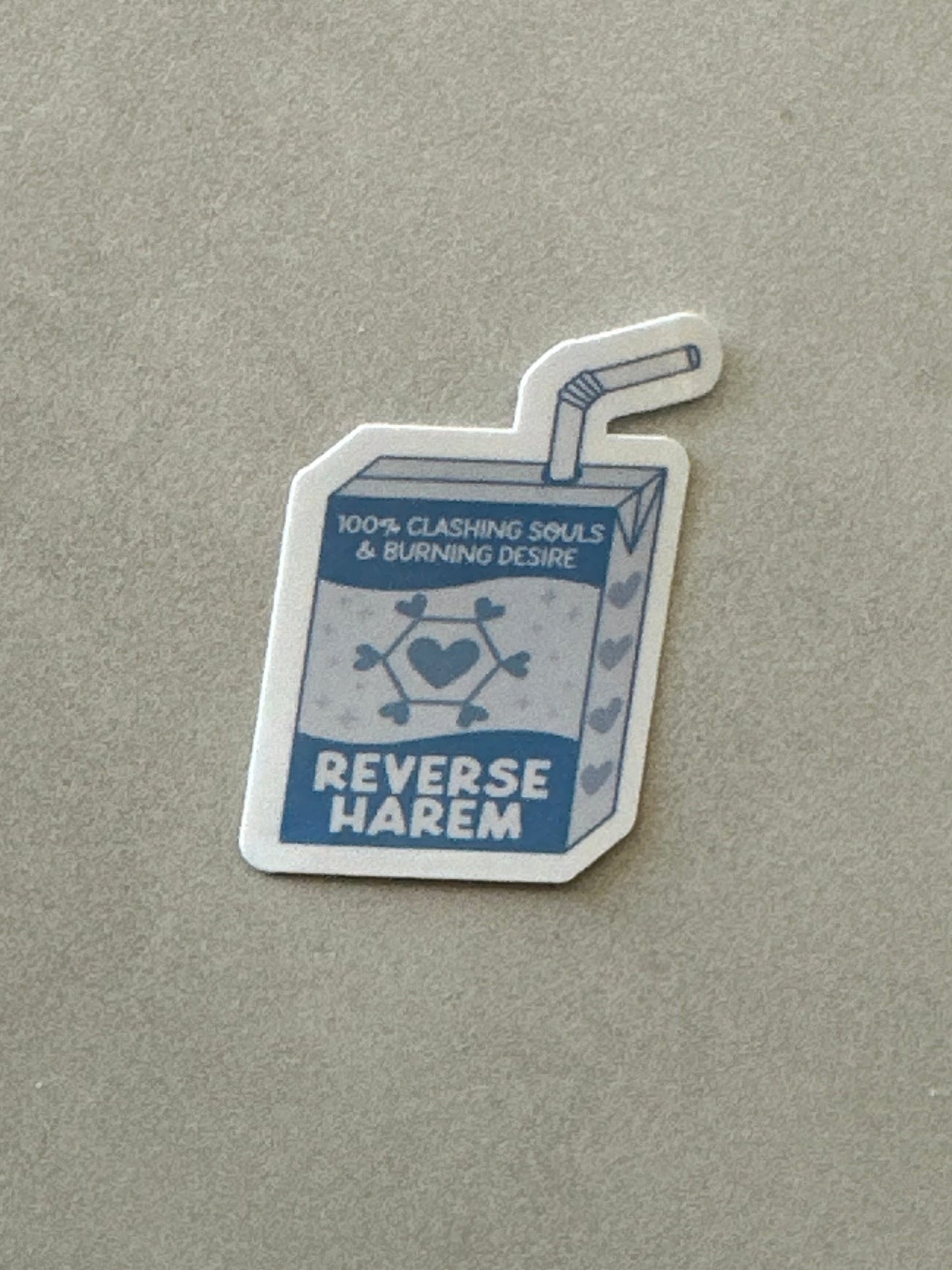 Reverse Harem Trope Juice box - Sticker