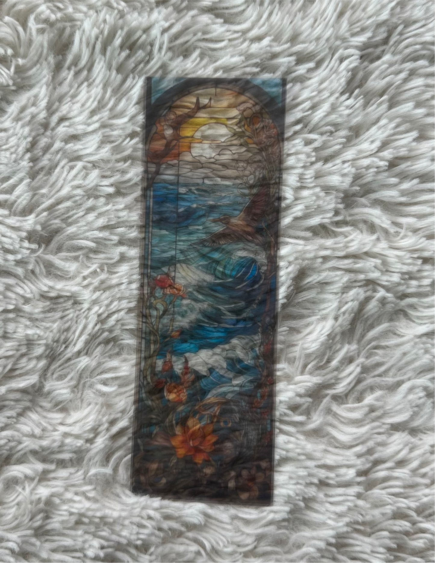 Stained Glass Style Landscape - Bookmark (74)