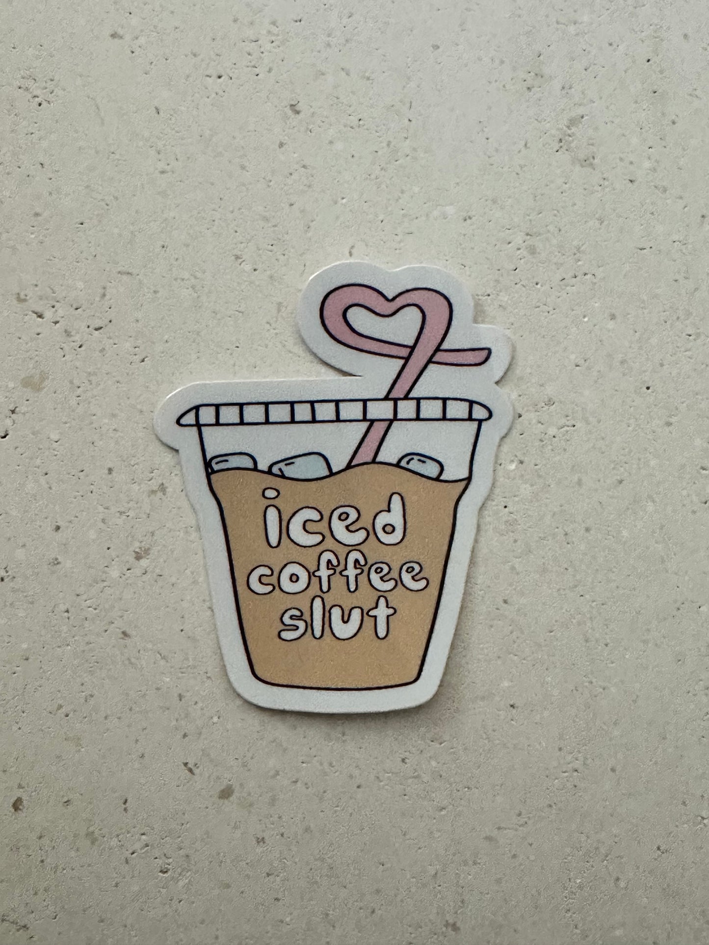 Iced Coffee Slut - Sticker