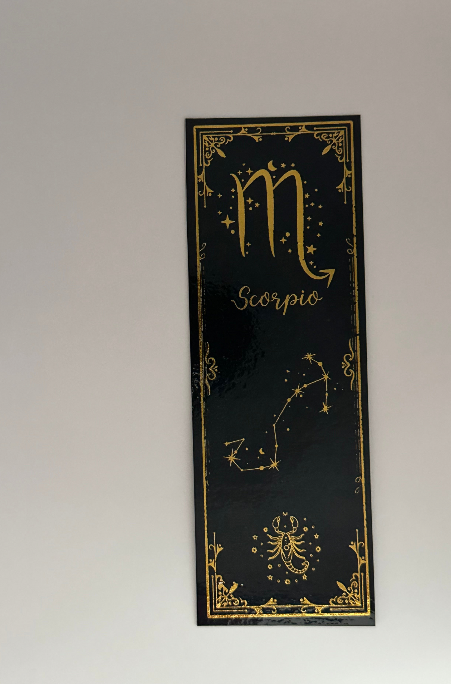 Scorpio - Foil Bookmark - (Gold)