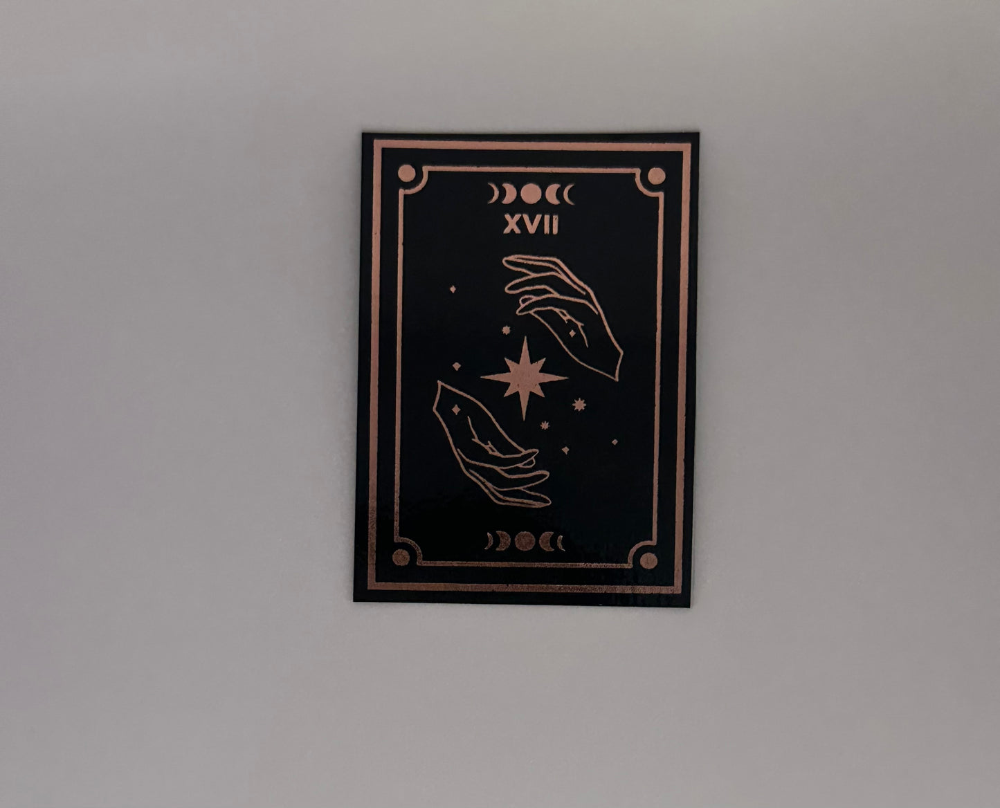 The Star Tarot Card - Foil Bookmark - (Rose Gold)
