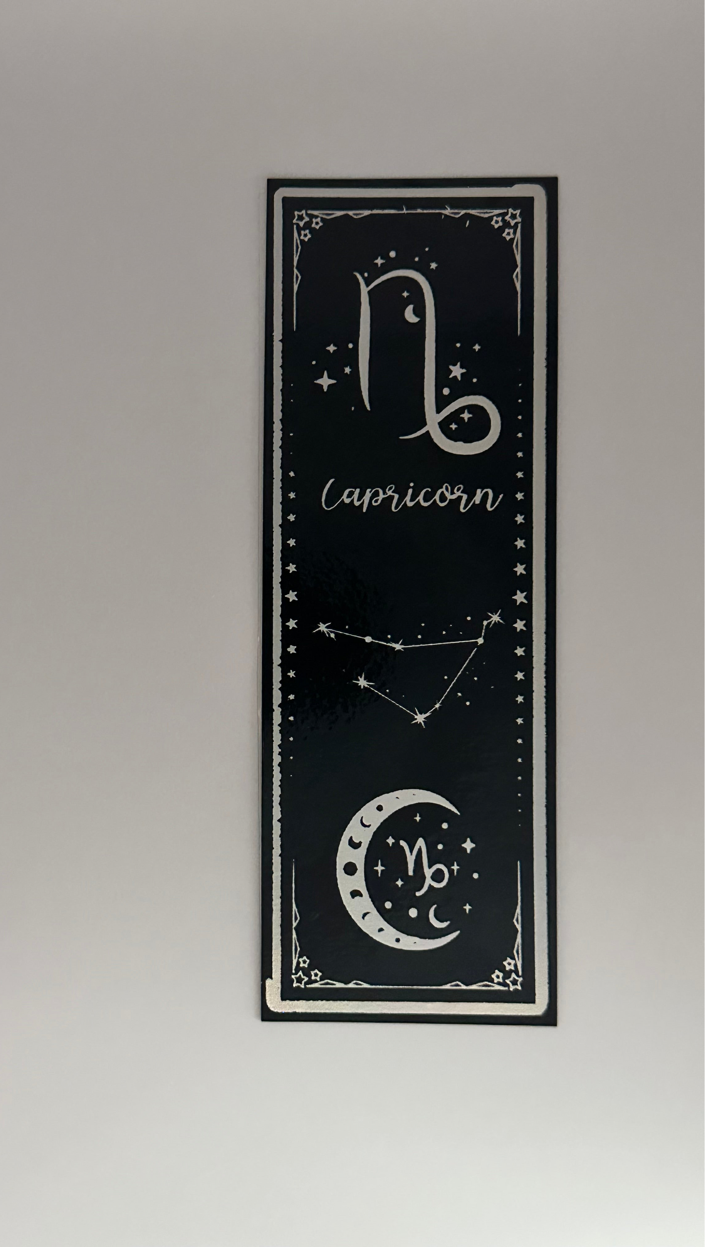 Capricorn - Foil Bookmark - (Silver Holographic)