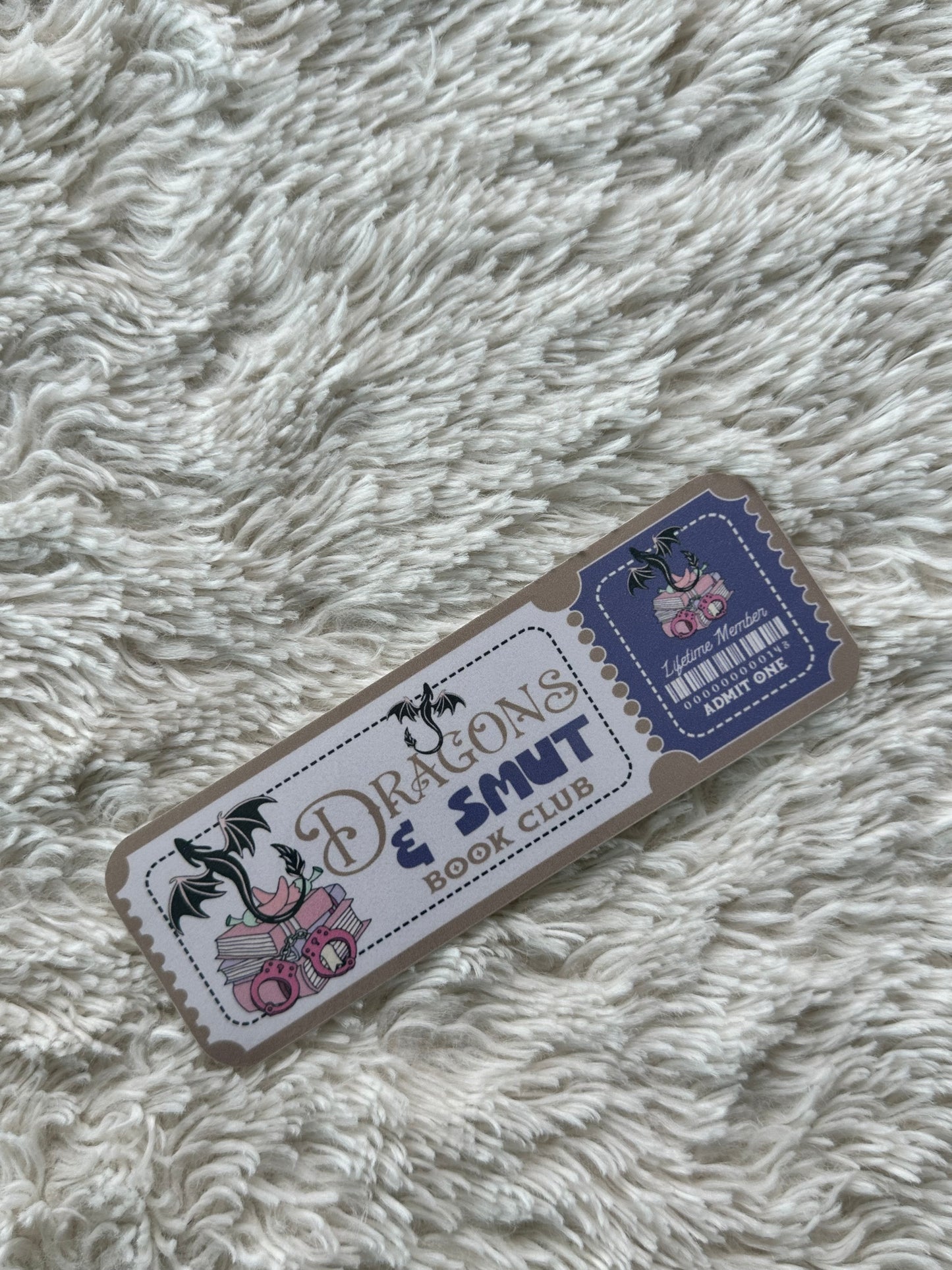 Dragons & Smut Book Club - Bookmark (Purple)