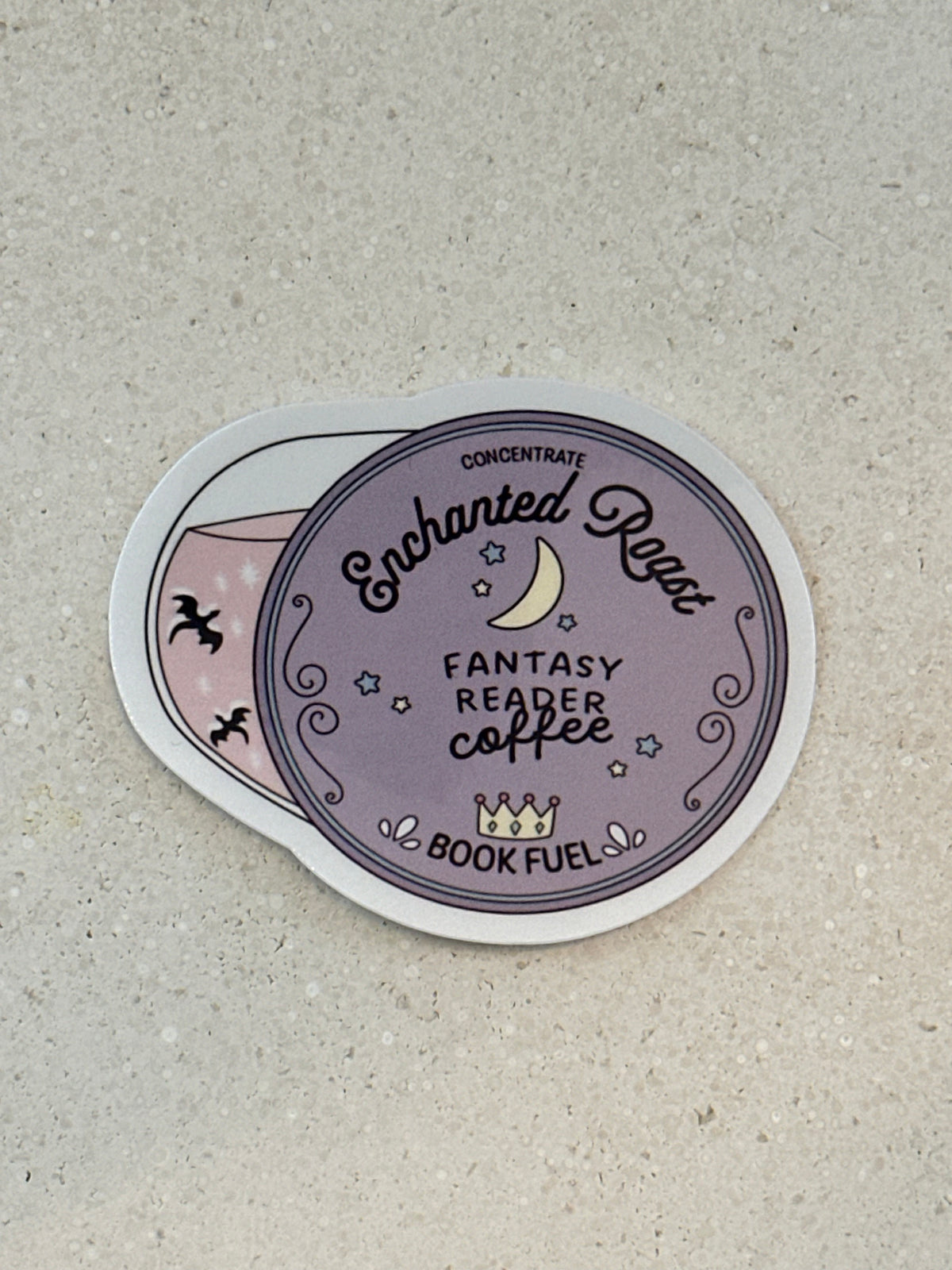 Fantasy Reader Coffee Pod - Sticker