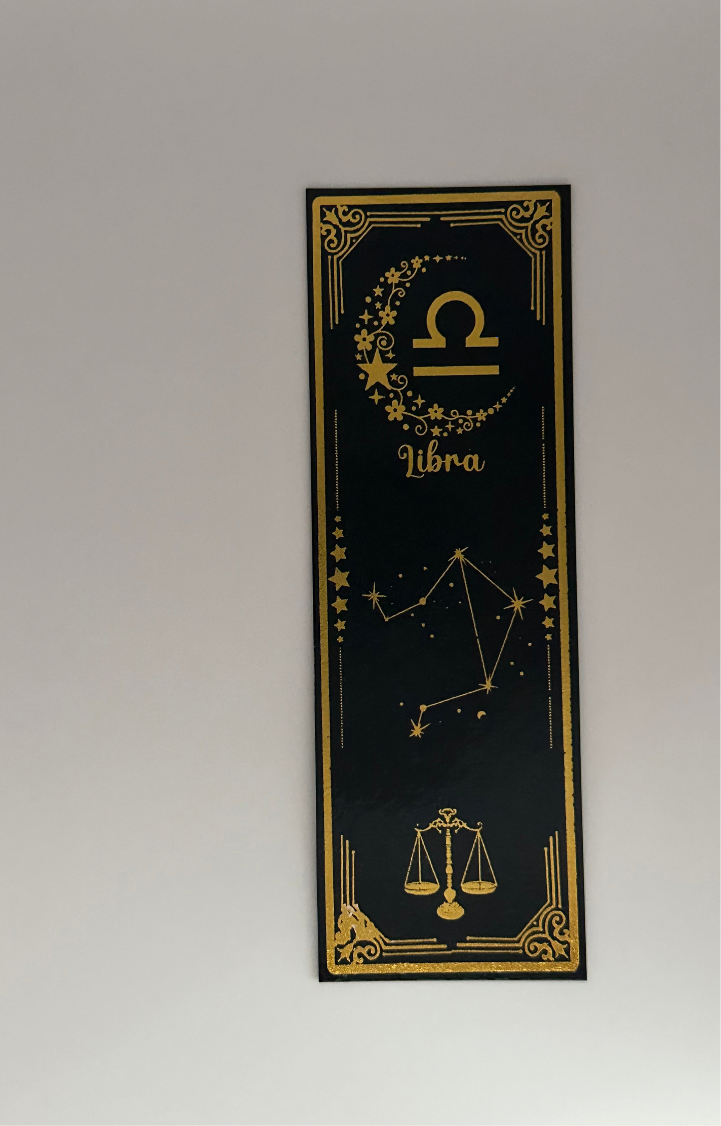 Libra - Foil Bookmark - (Gold)