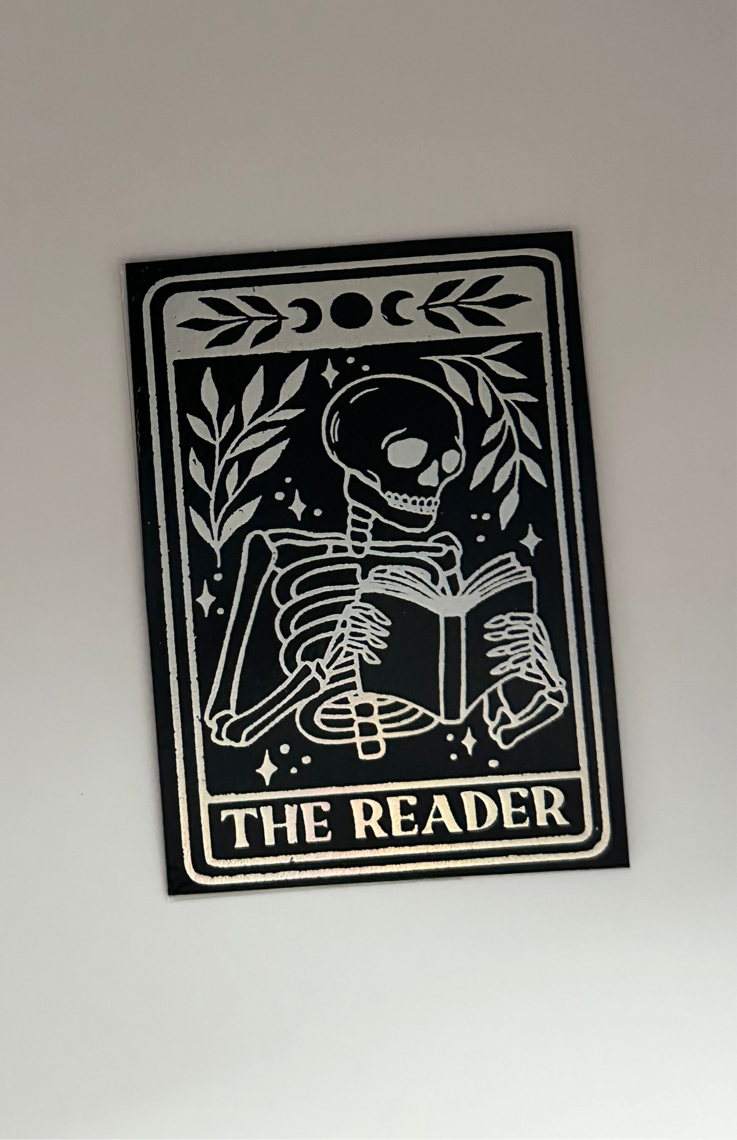 The Reader Tarot Card - Foil Bookmark - (Silver Holographic)