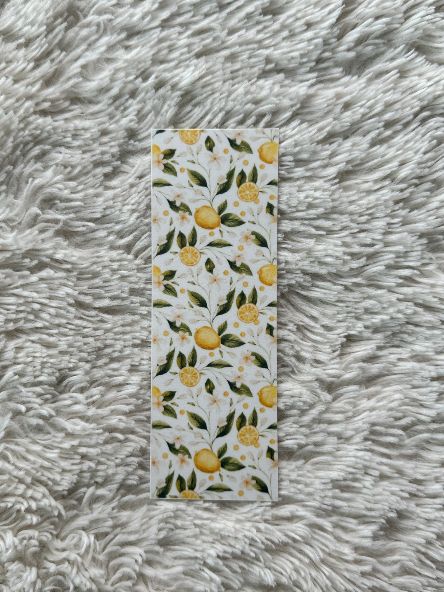 Lemons & Flowers - Bookmark