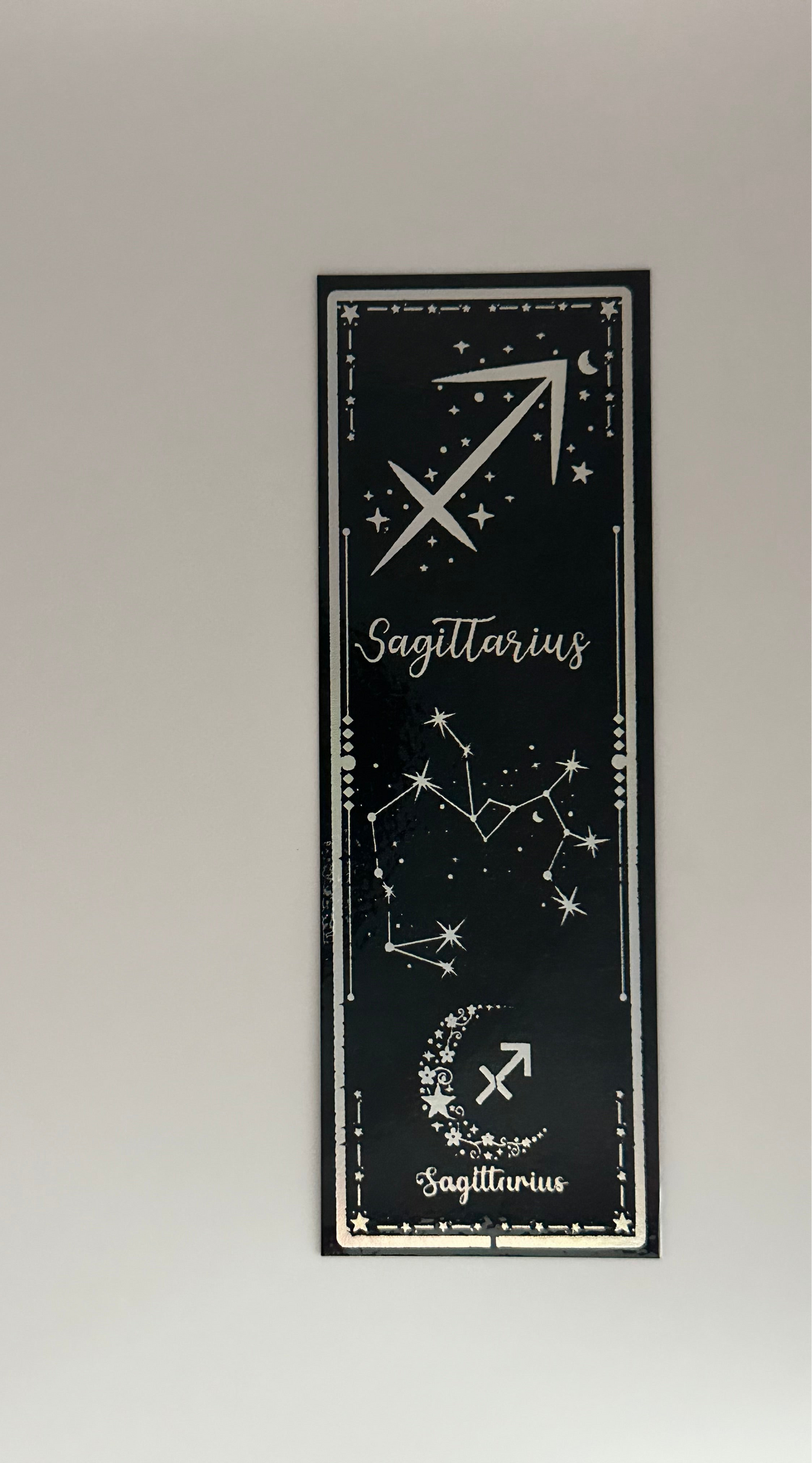 Sagittarius - Foil Bookmark - (Silver Holographic)