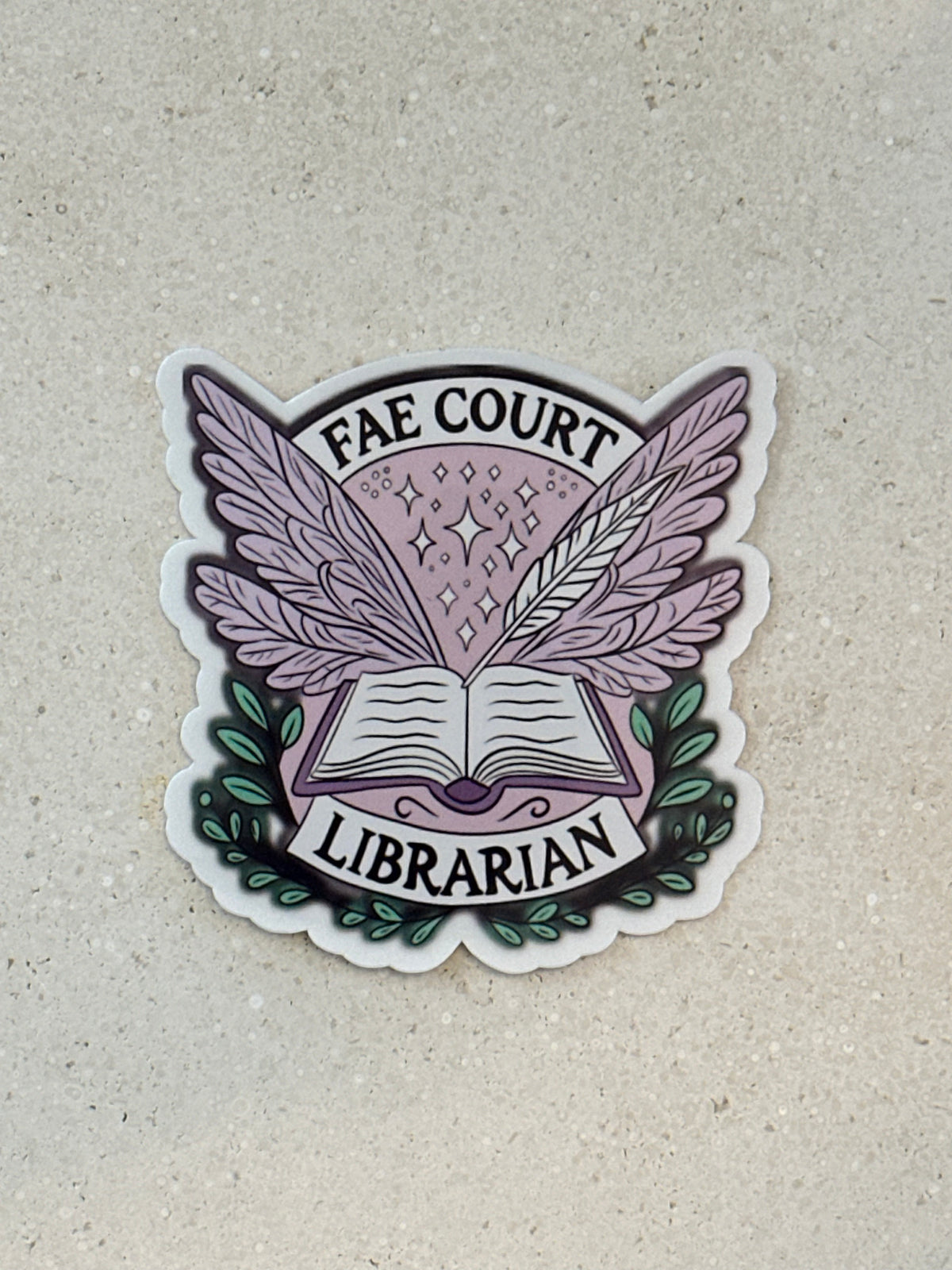Fae Court Librarian - Sticker