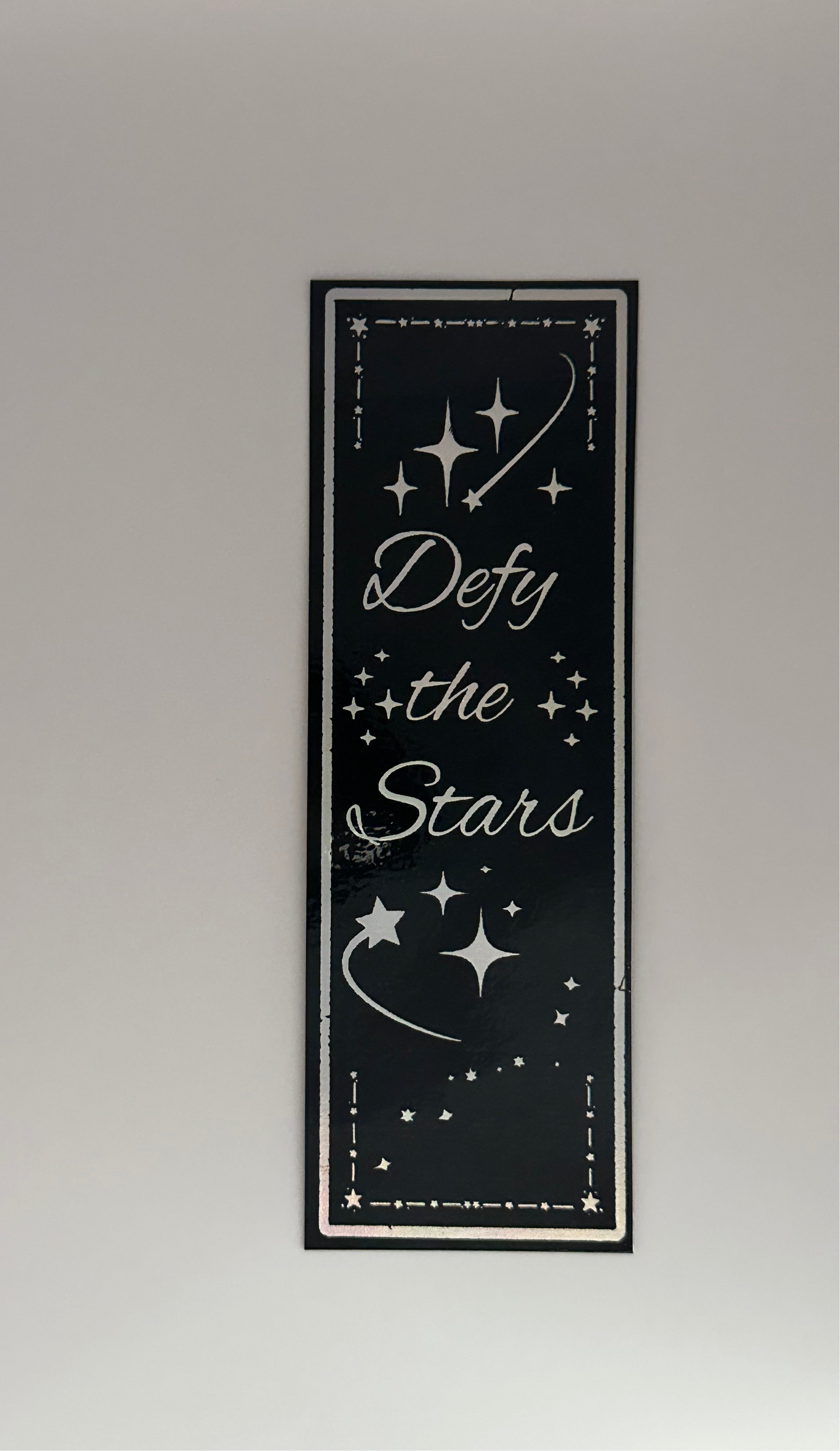 Defy The Stars - Foil Bookmark - (Silver Holographic)