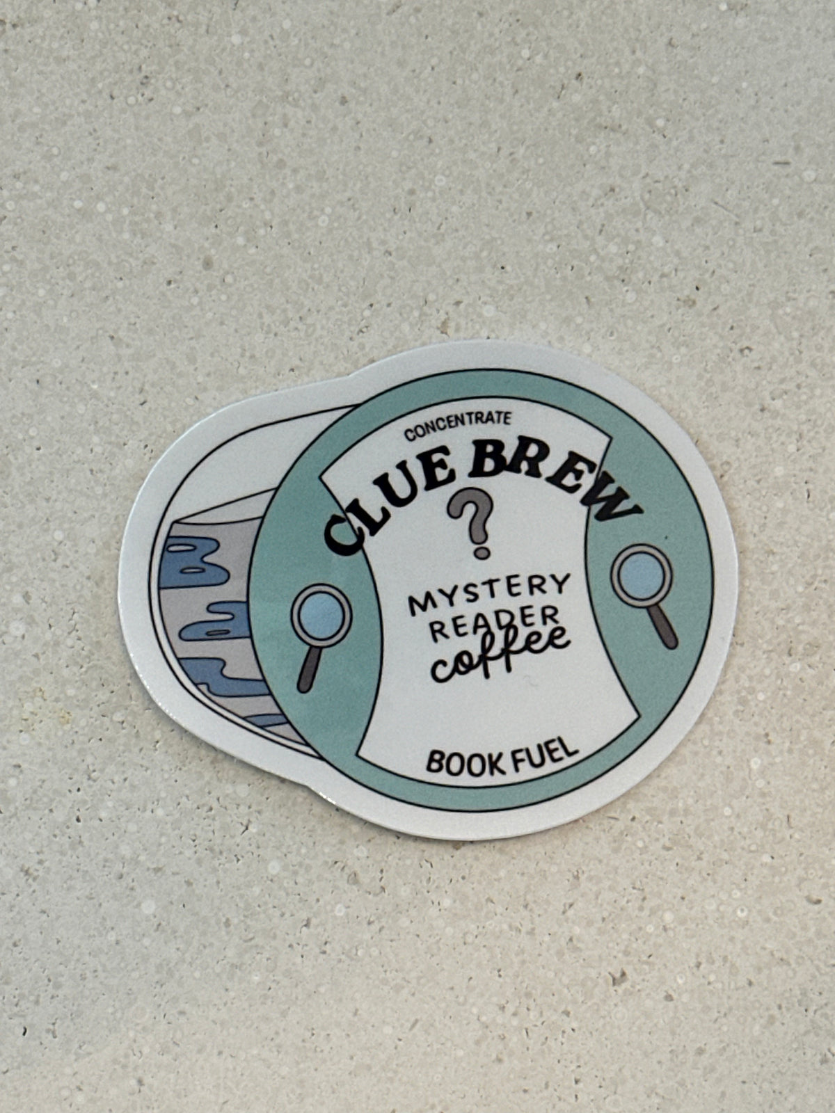 Mystery Reader Coffee Pod - Sticker