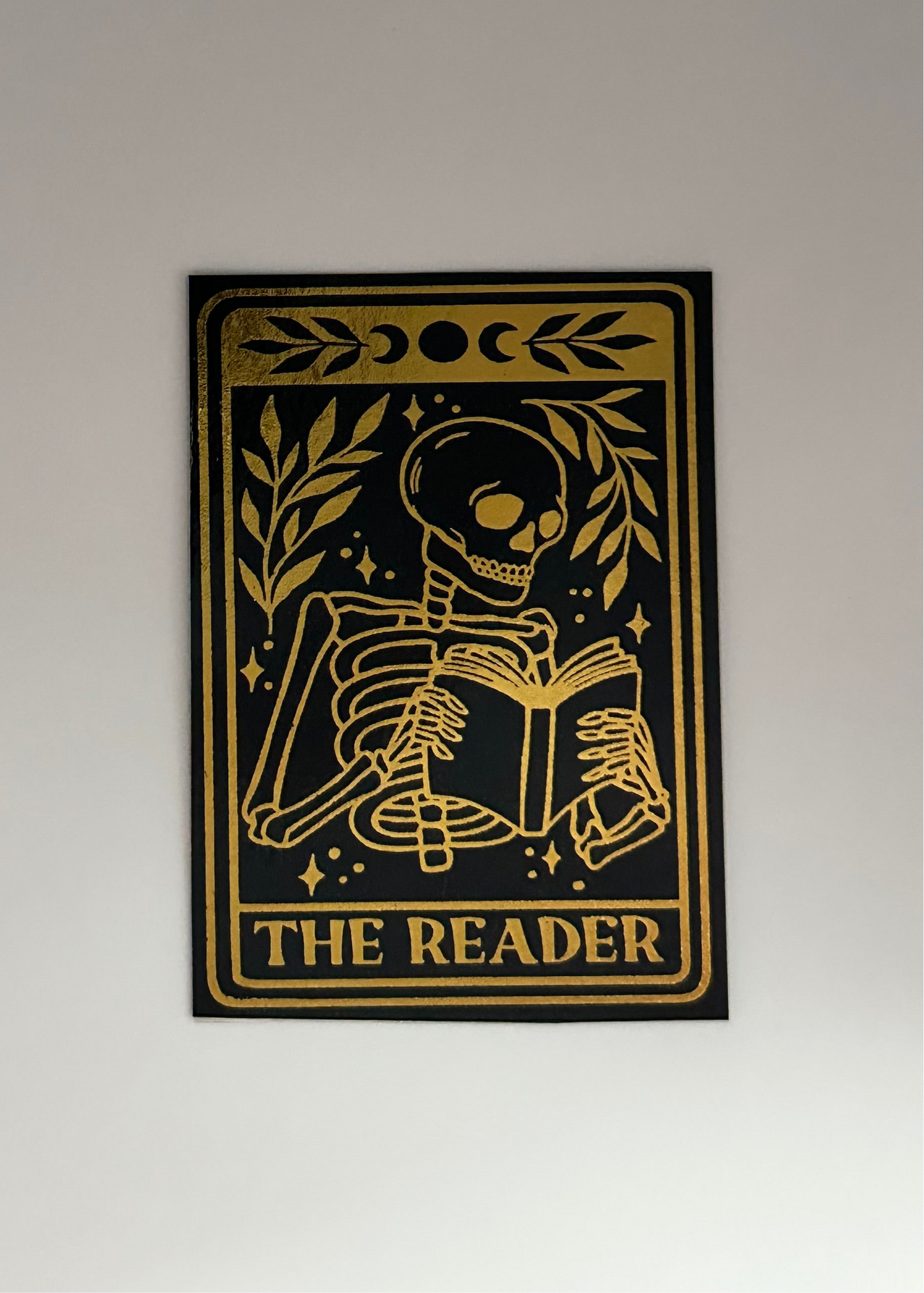 The Reader Tarot Card - Foil Bookmark - (Gold)