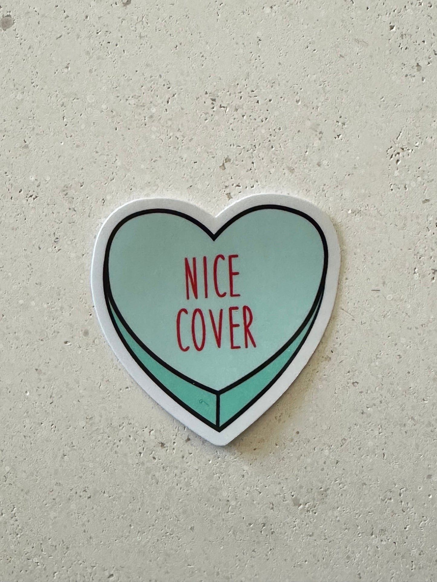 Nice Cover Heart - Sticker