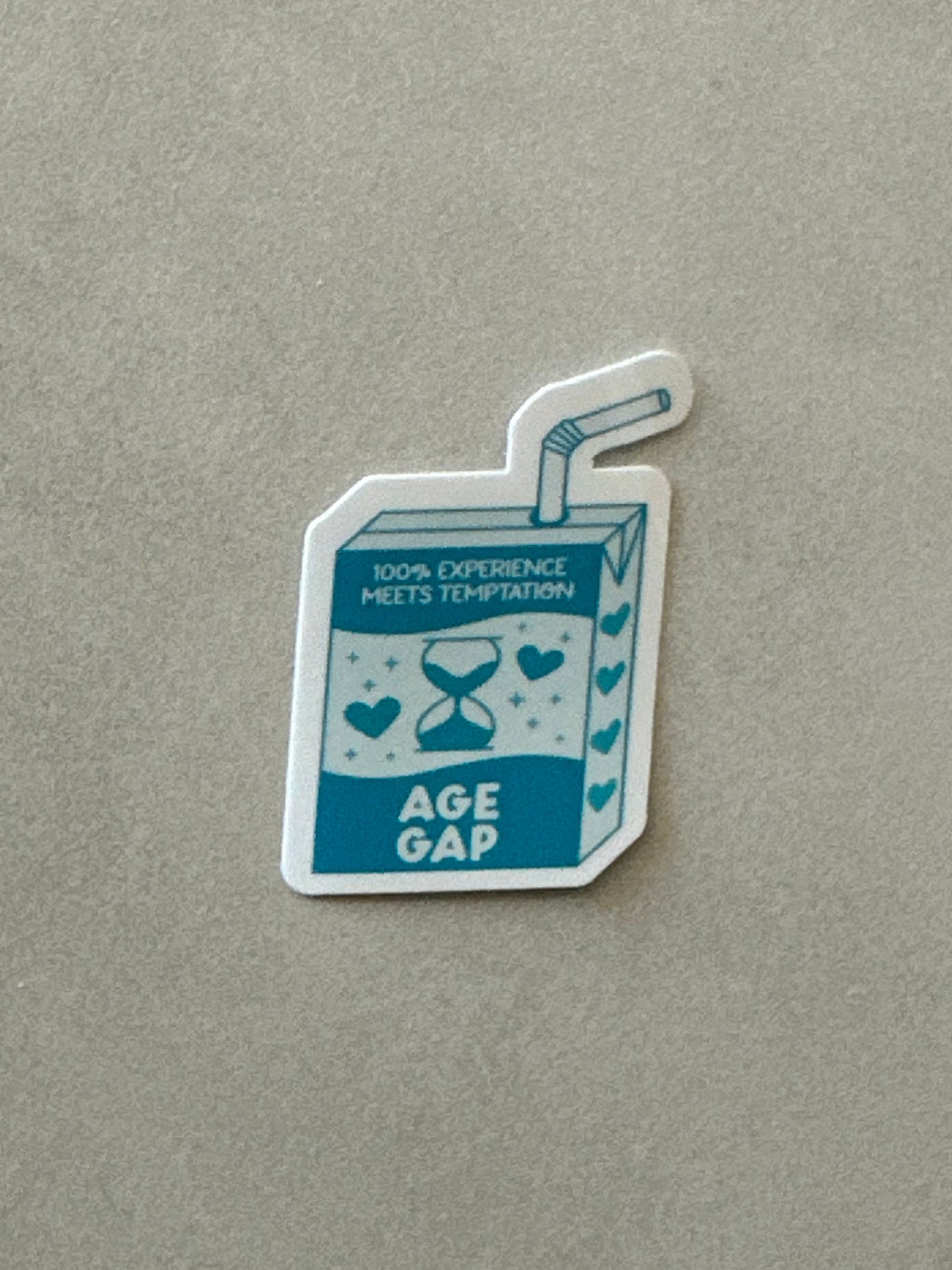 Age Gap Trope Juice box - Sticker