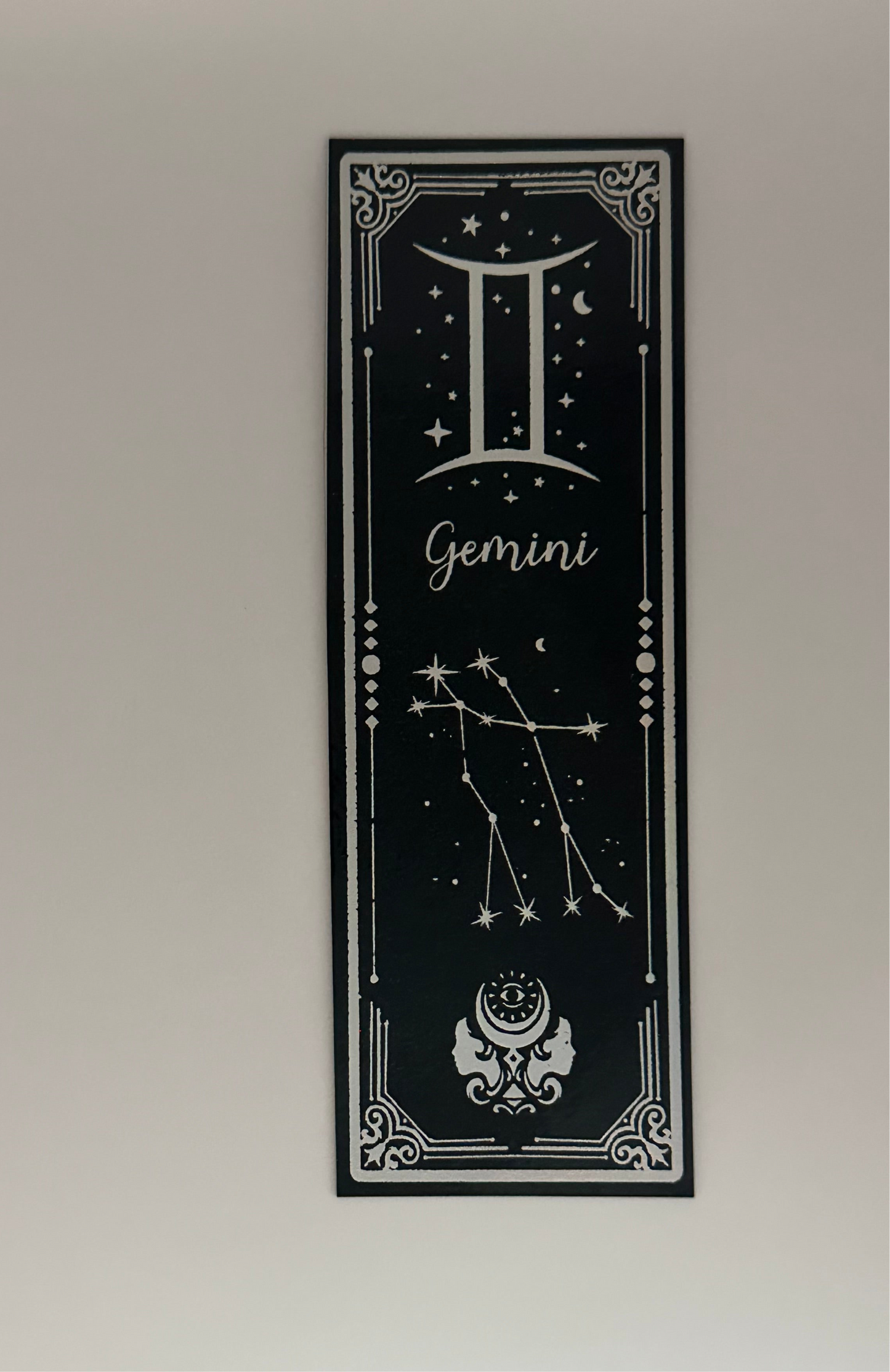 Gemini - Foil Bookmark - (Silver Holographic)